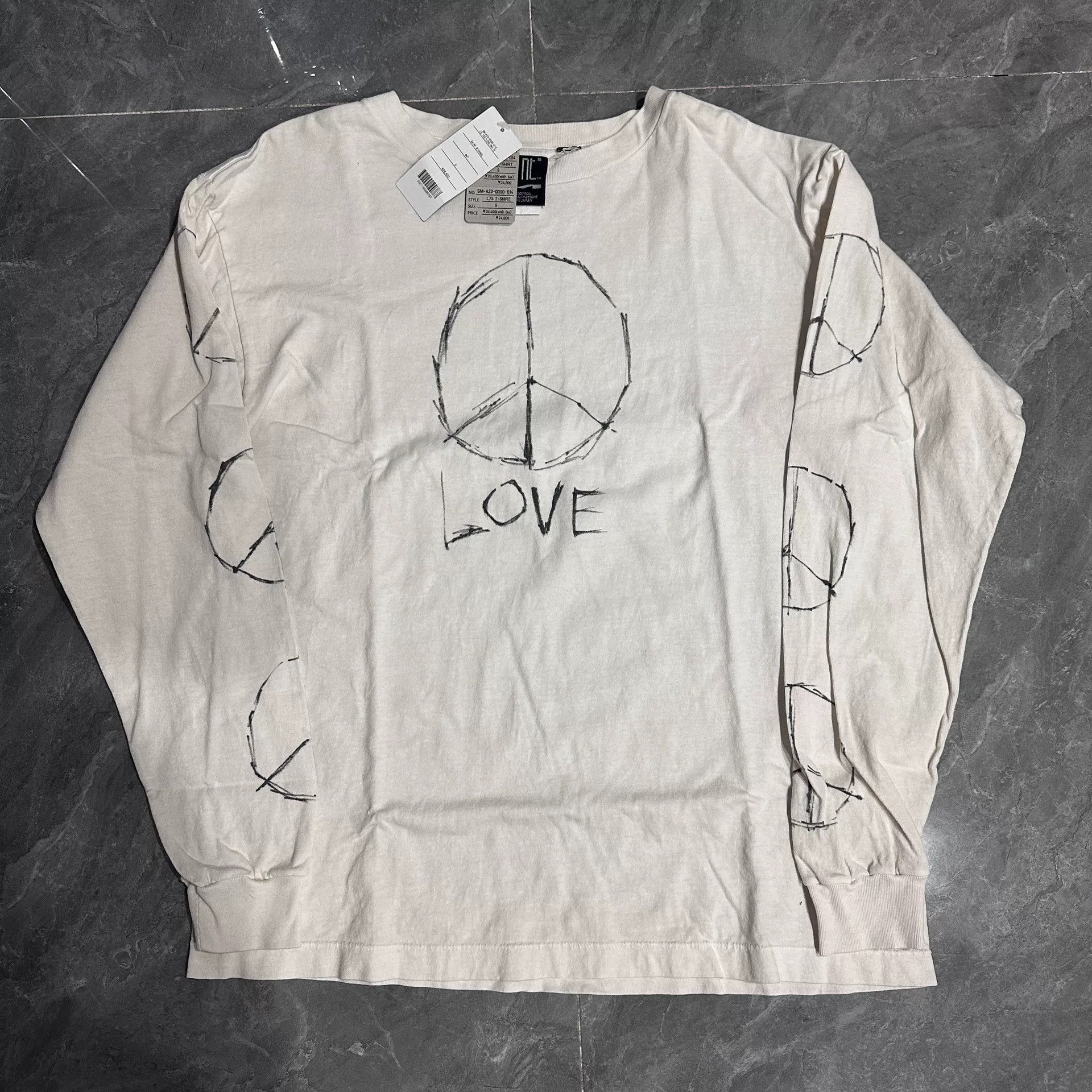 Saint Michael Saint Michael Long Sleeve Love Shirt Size US S / EU 44-46 / 1 - 1 Thumbnail