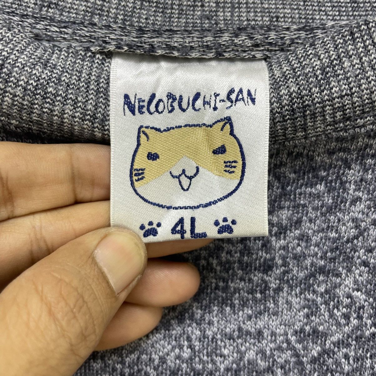 Anime 💥Vintage Necobuchisan Sweatshirt Size US M / EU 48-50 / 2 - 4 Thumbnail