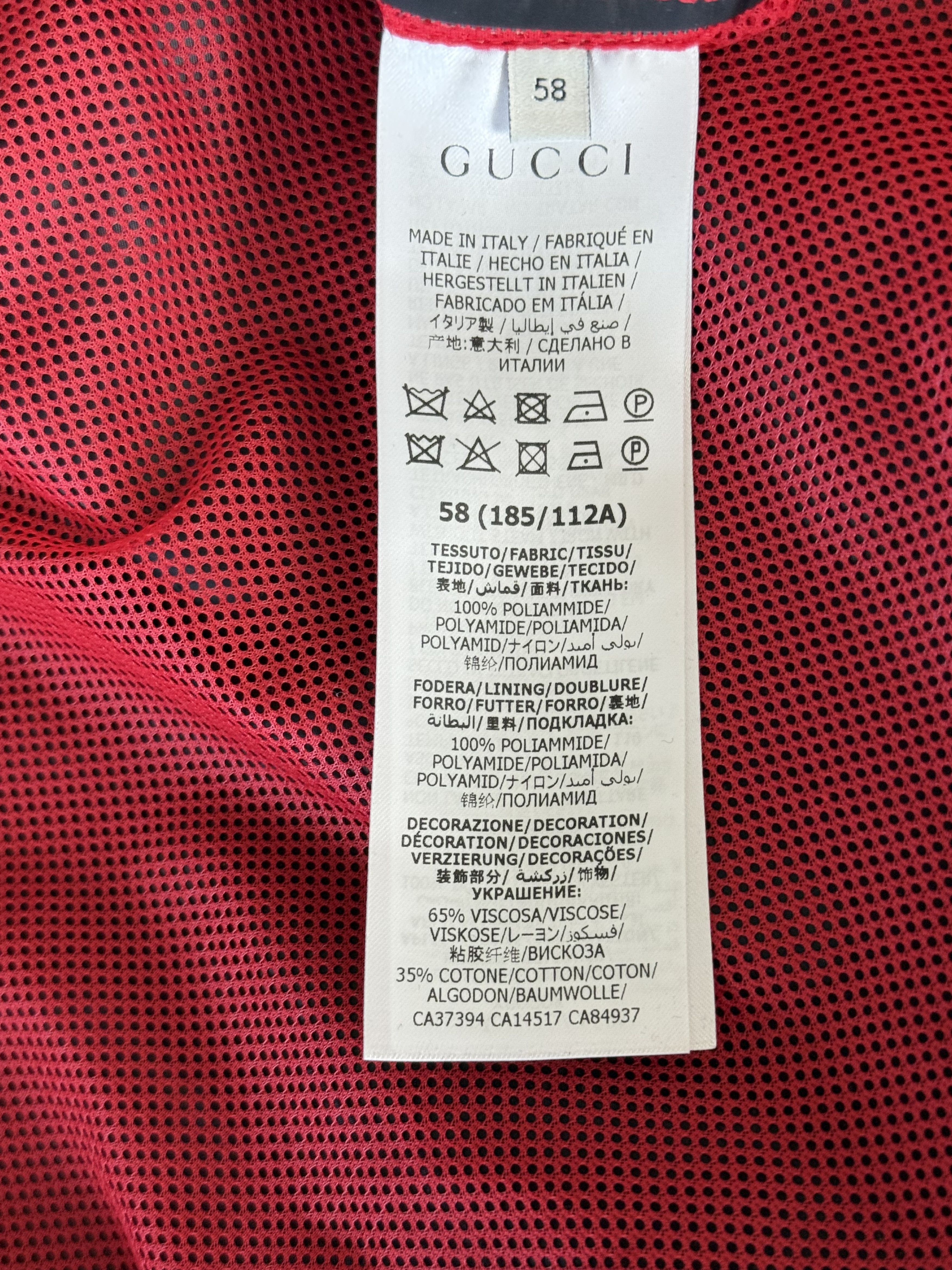 Gucci Gucci Black & Multicolor GG Monogram Striped Windbreaker Size US XXL / EU 58 / 5 - 4 Thumbnail