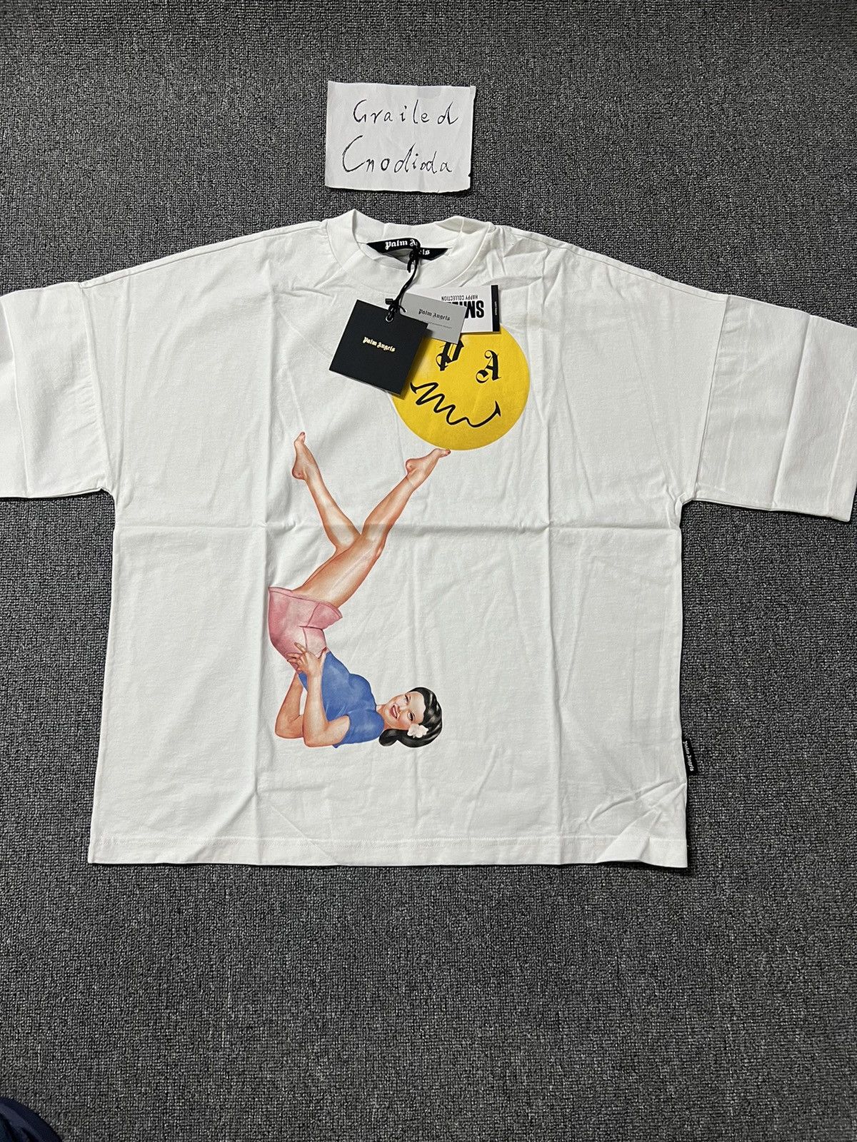 Palm Angels 「retail€449」Brand new palm angels x smiley tee shirt Size US L / EU 52-54 / 3 - 1 Thumbnail