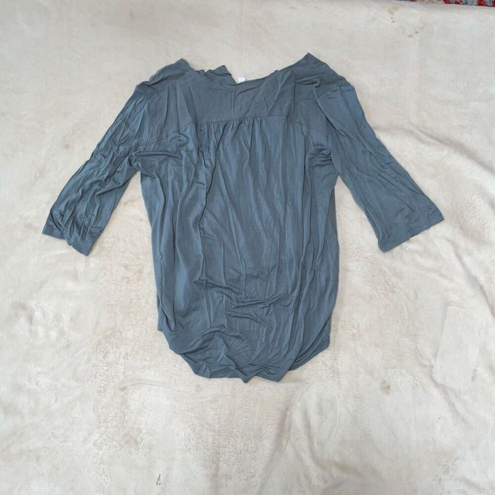 Other Gentle Fawn Green-Blue V-Neck Loose Blouse | Sz S Size S / US 4 / IT 40 - 4 Thumbnail