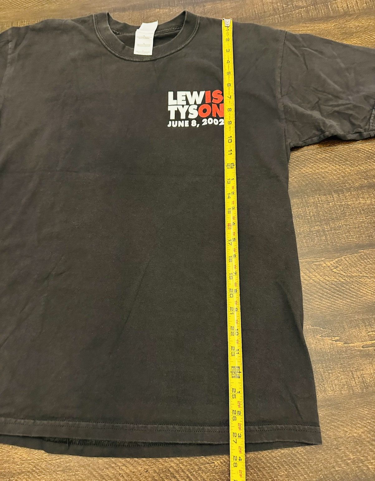 Gildan Lewis vs Tyson Fight 2002 World Championship T Shirt L Size US L / EU 52-54 / 3 - 8 Thumbnail