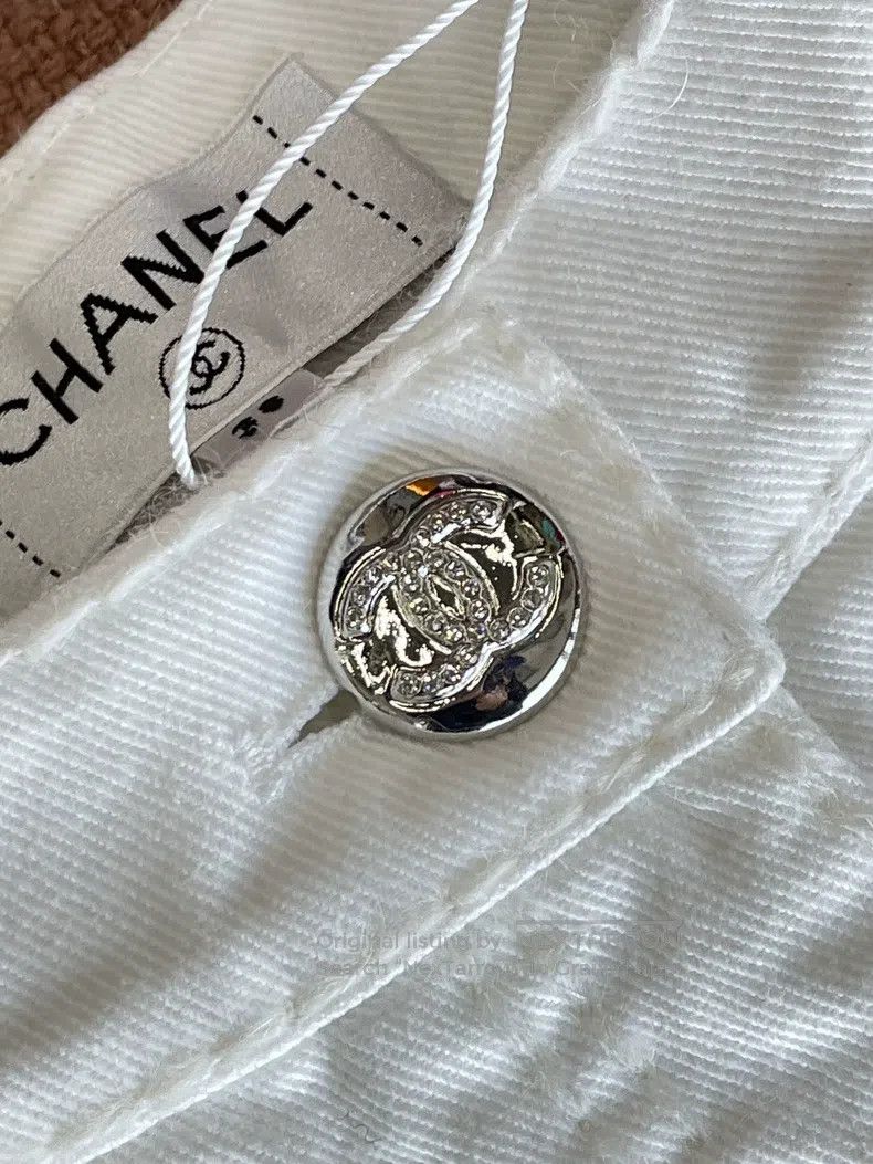 Chanel Chanel Double-C jeans with white back Size 25" / US 0 / IT 36 - 4 Thumbnail