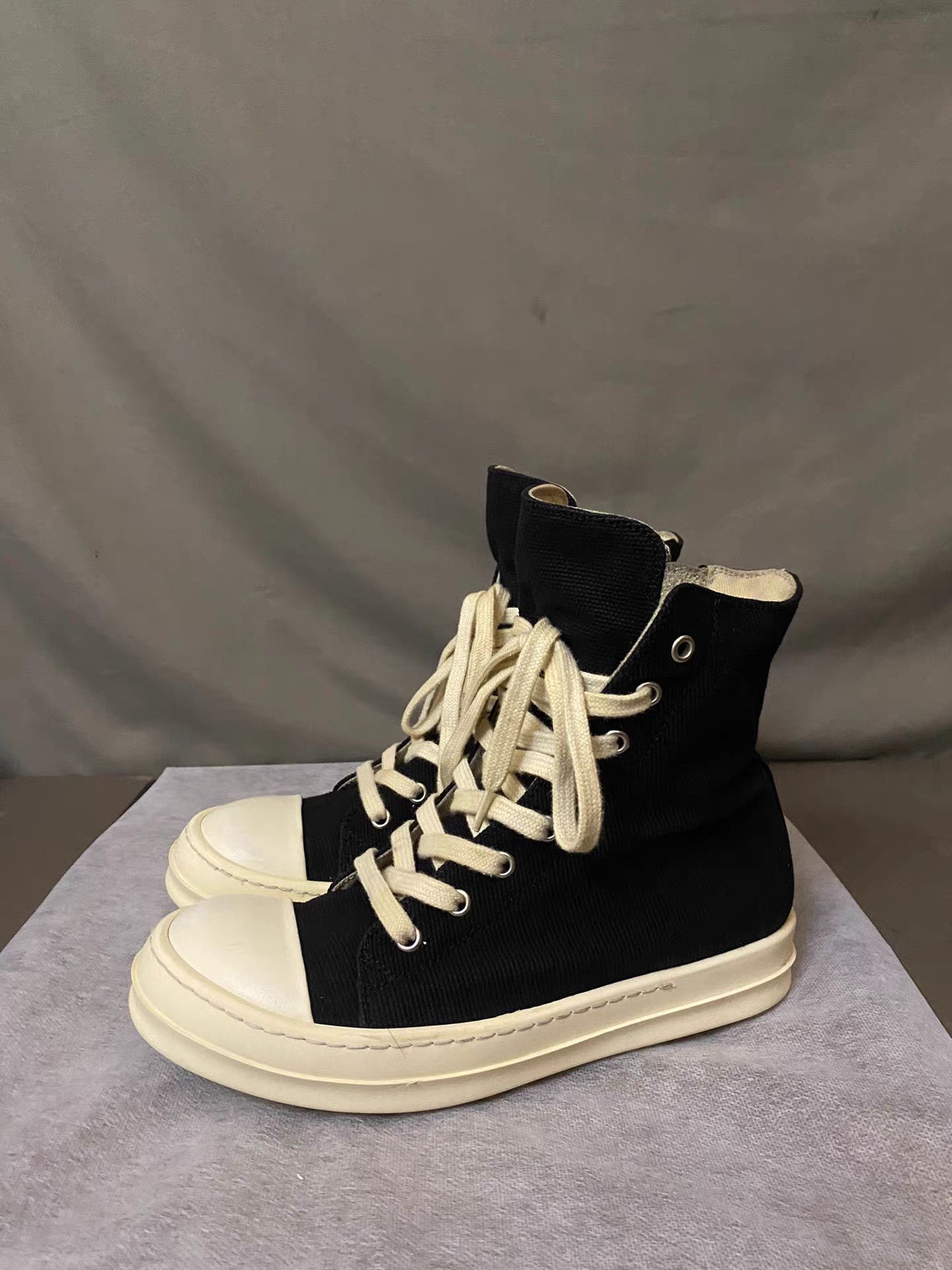 Rick Owens DRKSHDW satin sneakers