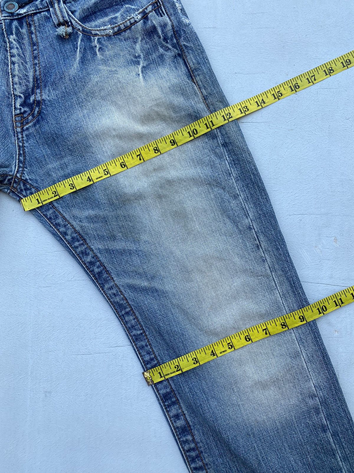 If Six Was Nine × Japanese Brand Fudge Distressed Denim Pants Size US 34 / EU 50 - 21 Thumbnail