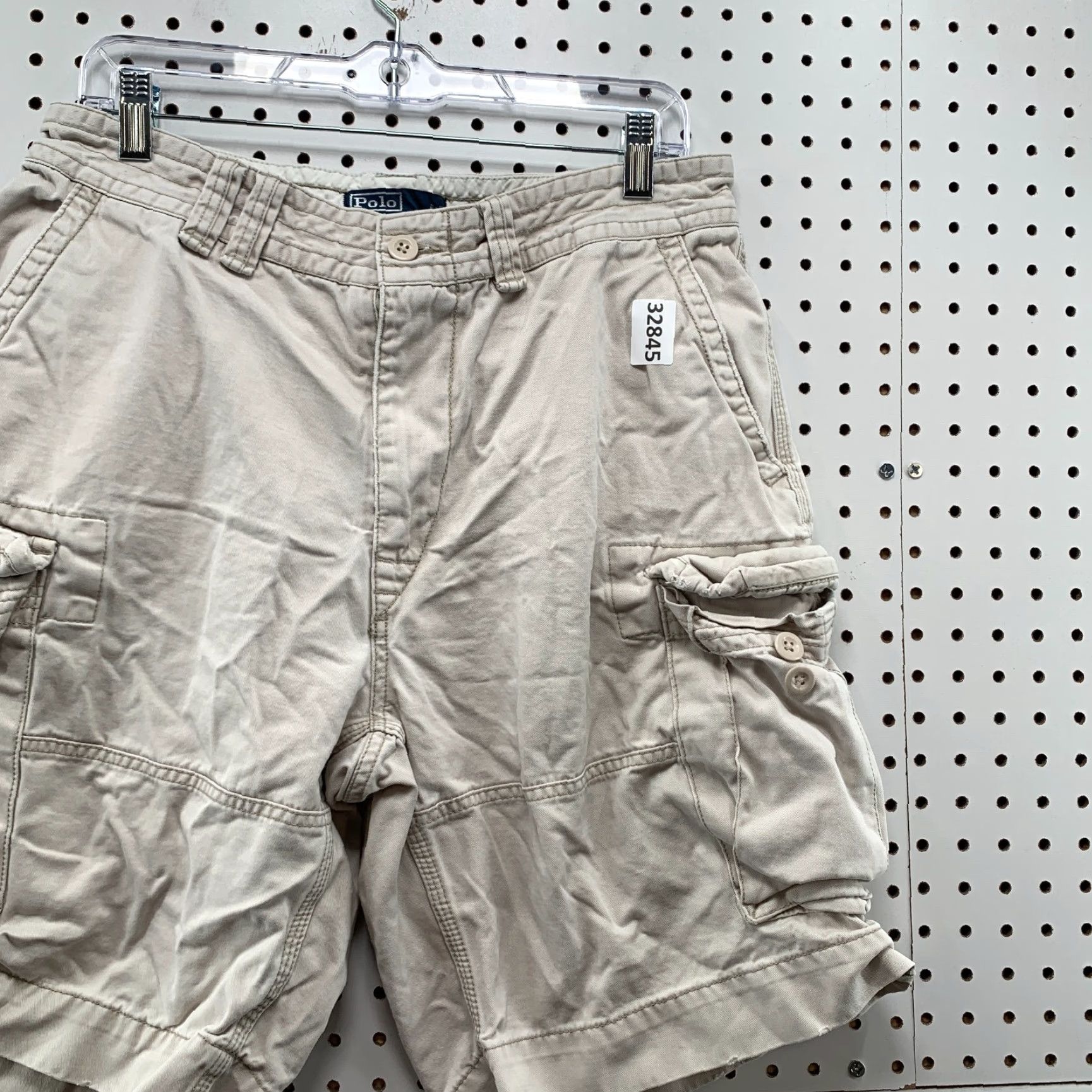 Polo Ralph Lauren VINTAGE Polo Ralph Lauren Cargo Shorts Mens 32 Ivory Utility Pocket Size US XS / EU 42 / 0 - 4 Thumbnail