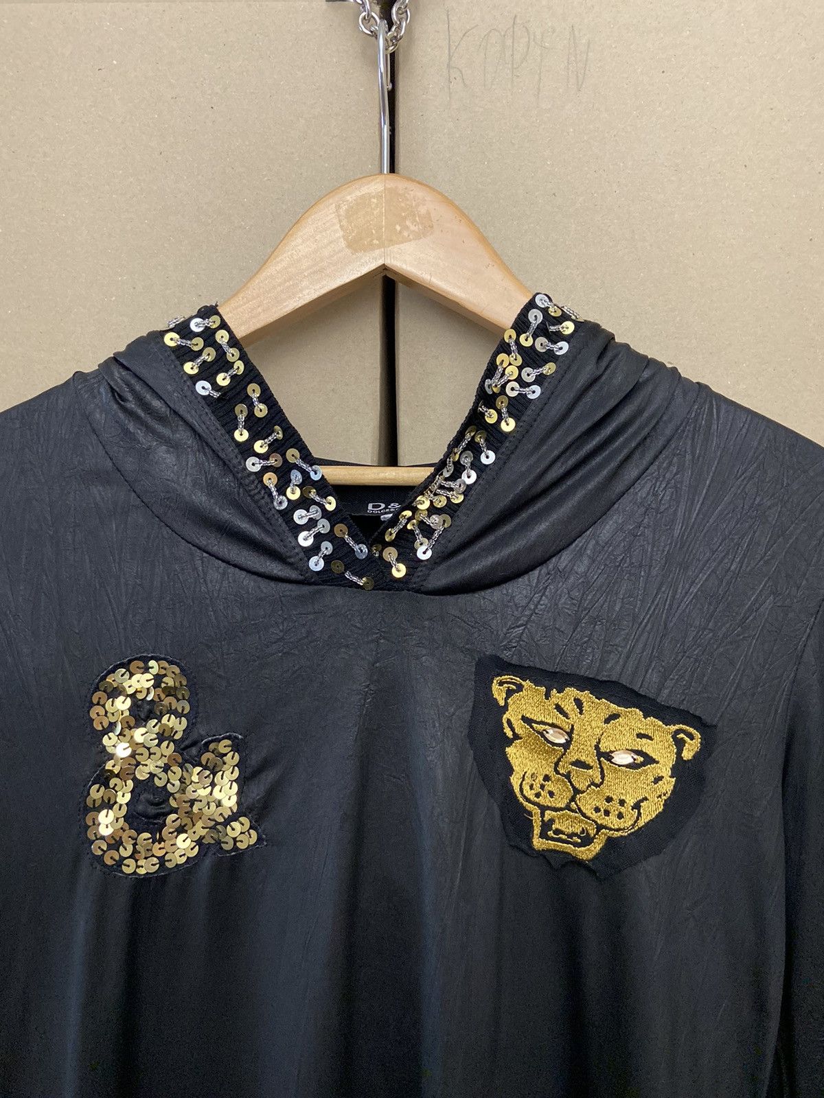 Dolce & Gabbana × Vintage RARE VINTAGE DOLCE GABBANA DGB HOODIE Y2K LUXURY AVANT GARDE Size M / US 6-8 / IT 42-44 - 8 Thumbnail