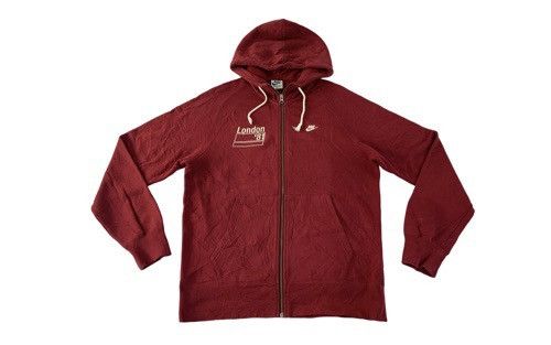 Nike 90s Nike Track & Field London ‘81 Full Zip Hoodies Size US L / EU 52-54 / 3 - 1 Thumbnail