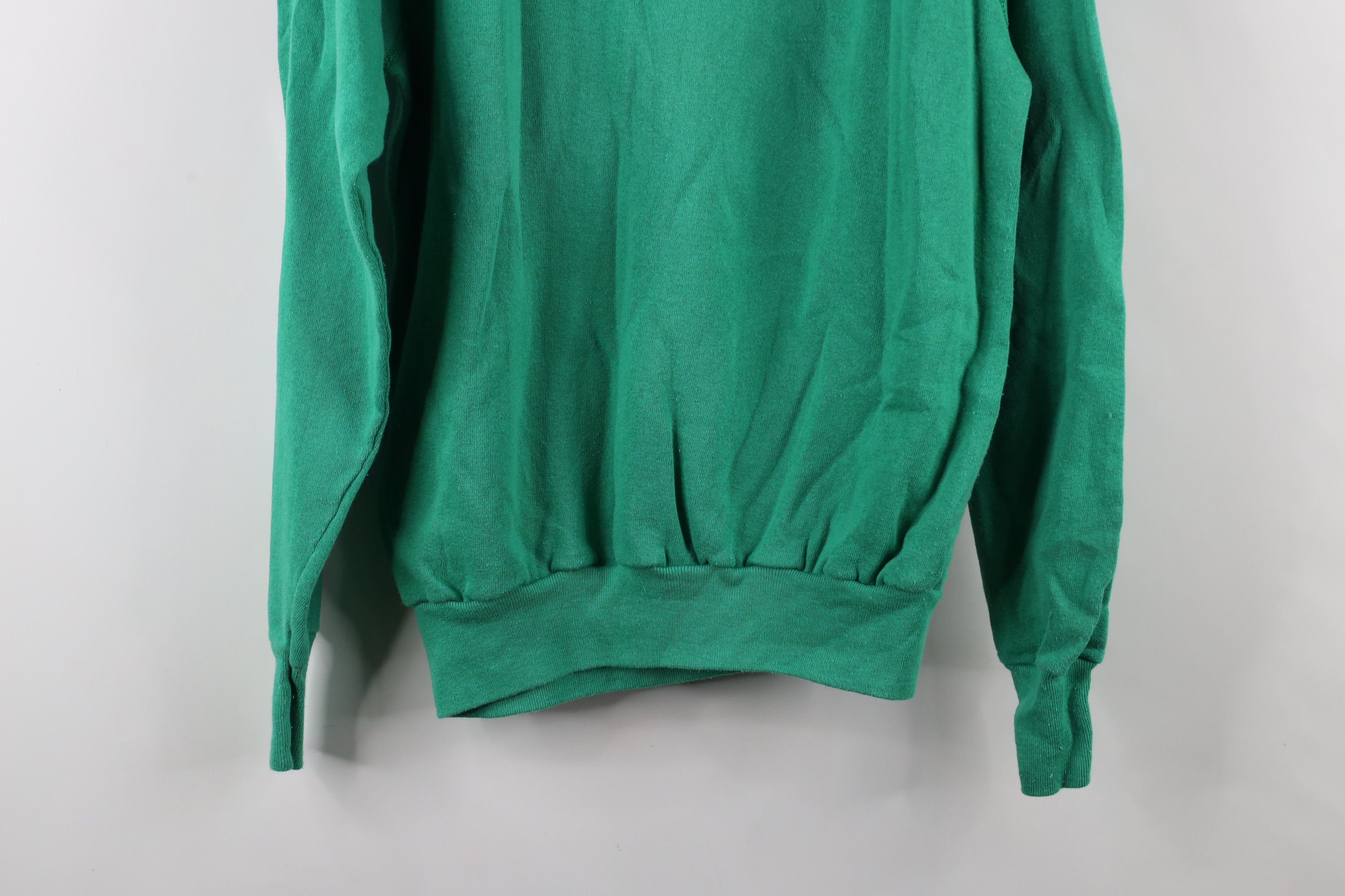 Vintage Vintage 70s Streetwear Raglan Crewneck Sweatshirt Green USA Size US M / EU 48-50 / 2 - 10 Thumbnail