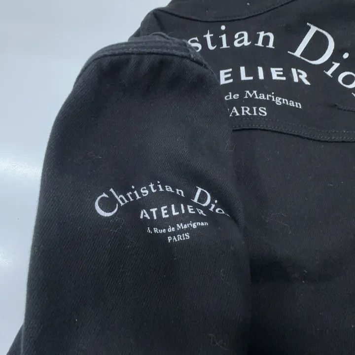 Other Dior Black Logo Print Pocket Jacket 0079-2507 Size L / US 10 / IT 46 - 2 Thumbnail