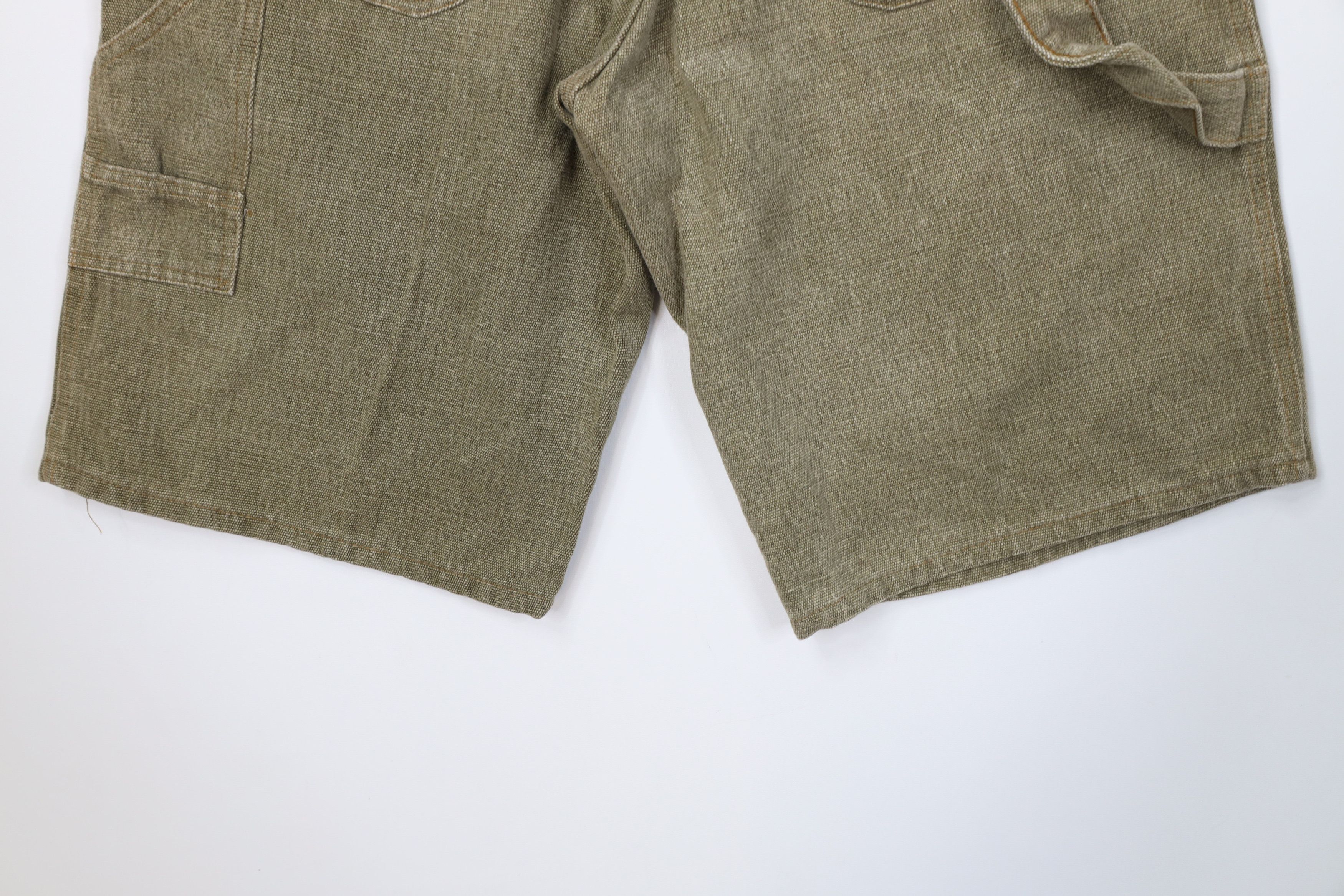 Vintage Vintage 90s Streetwear Heavyweight Relaxed Dungaree Shorts Size US 32 / EU 48 - 10 Thumbnail