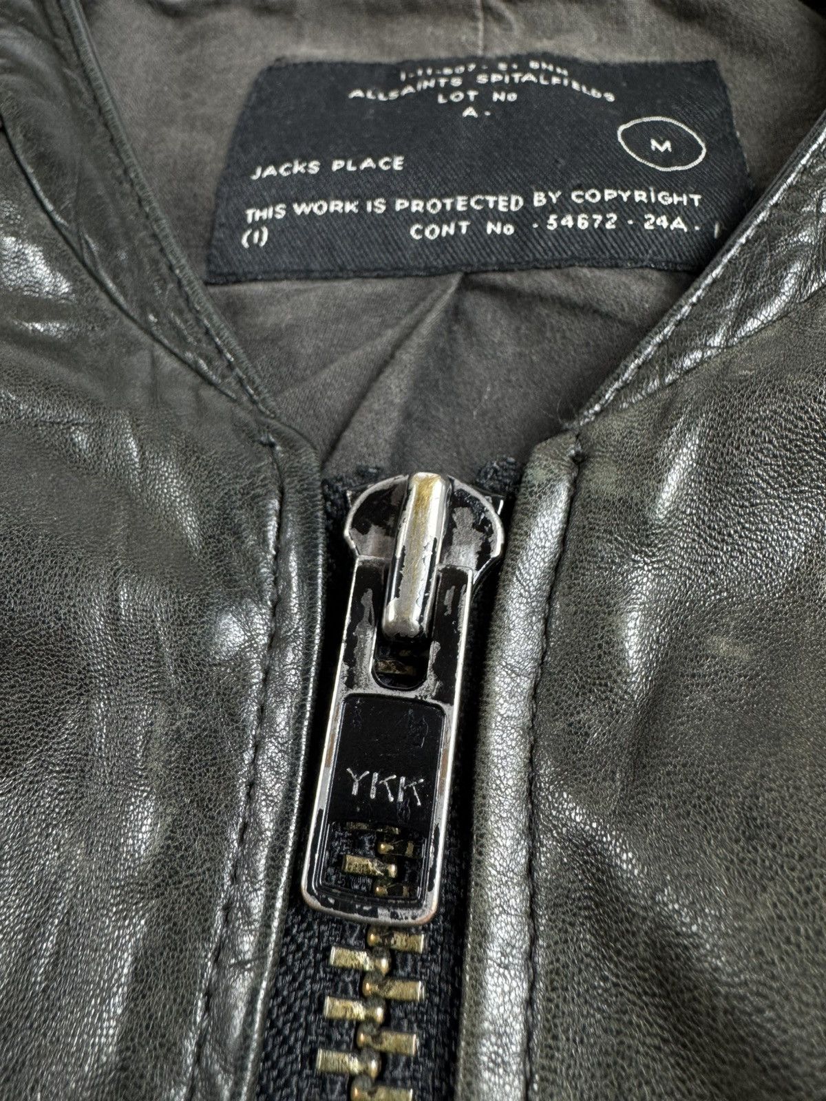 Allsaints ALLSAINTS Spitalfields Jacks Place Bomber Olive Jacket Coat Size US M / EU 48-50 / 2 - 8 Thumbnail