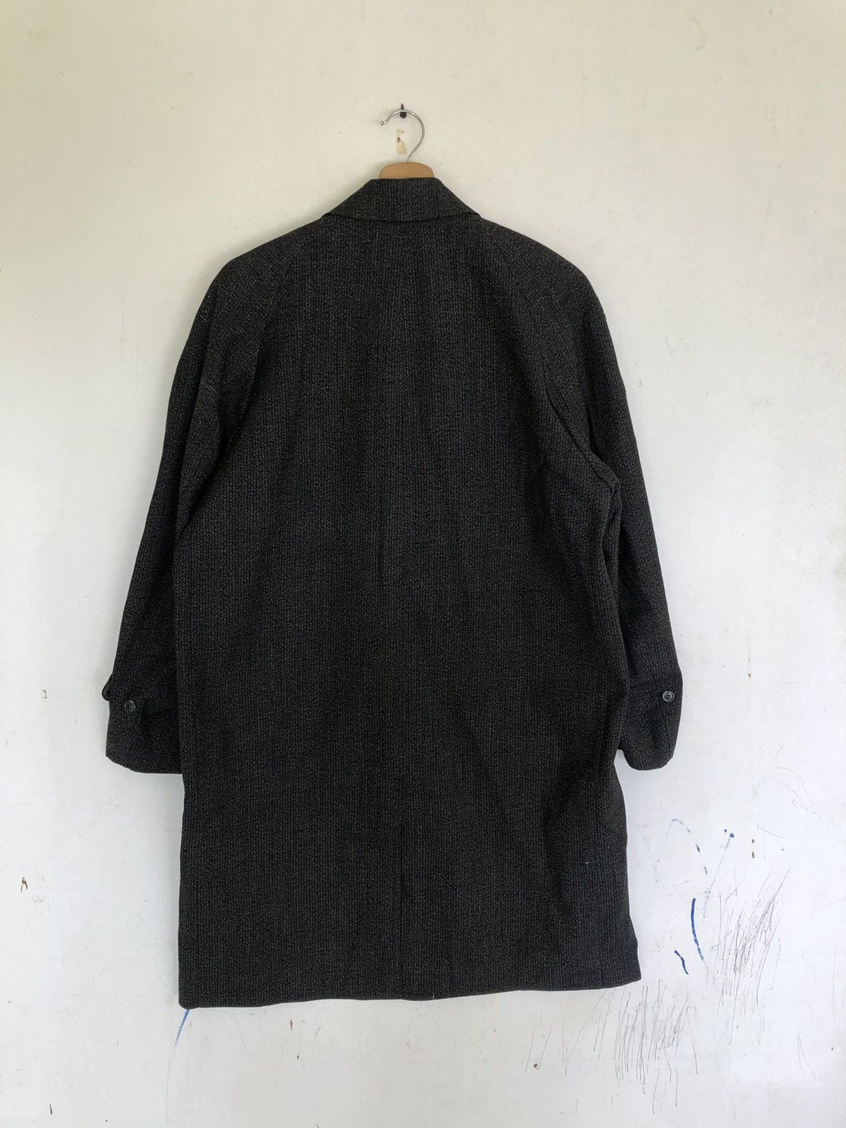 Designer × Japanese Brand × Vintage Vintage 90’s Finest Worsted trench Coat England Size US L / EU 52-54 / 3 - 2 Thumbnail