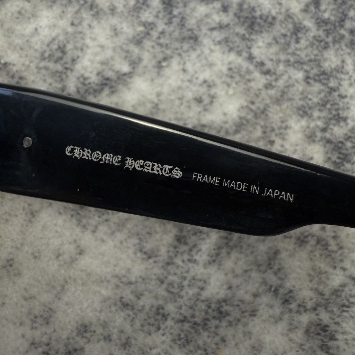 Chrome Hearts Chrome Hearts G-MONEY Black Silver Cross Shield Sunglasses Size ONE SIZE - 8 Thumbnail