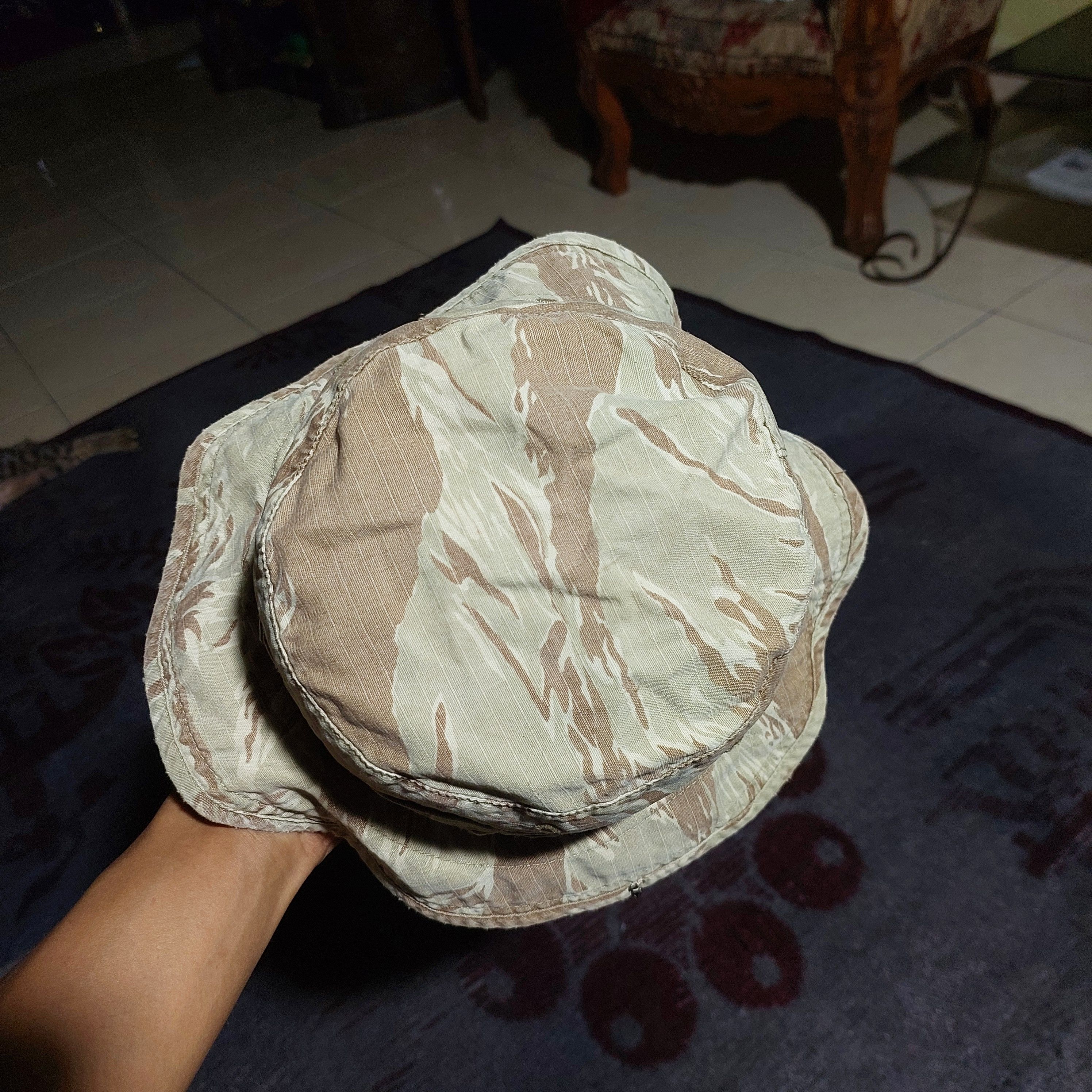 Wtaps RARE🔥Vintage WTAPS tiger stripe bucket hat Size ONE SIZE - 4 Thumbnail