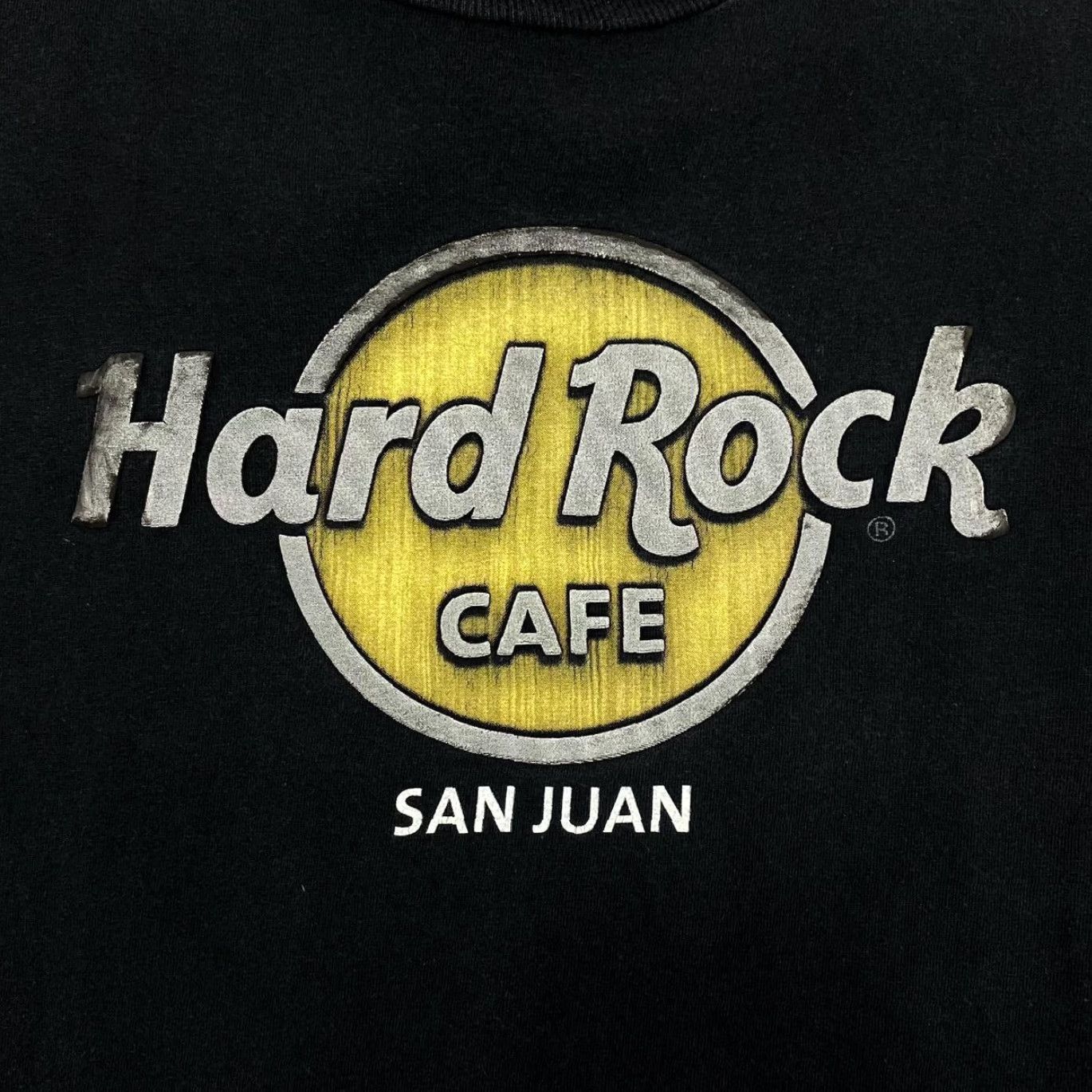 Hard Rock Cafe Hard Rock Cafe San Juan Souvenir Spellout Graphic Black T-Shirt Medium Mens Size US M / EU 48-50 / 2 - 4 Thumbnail