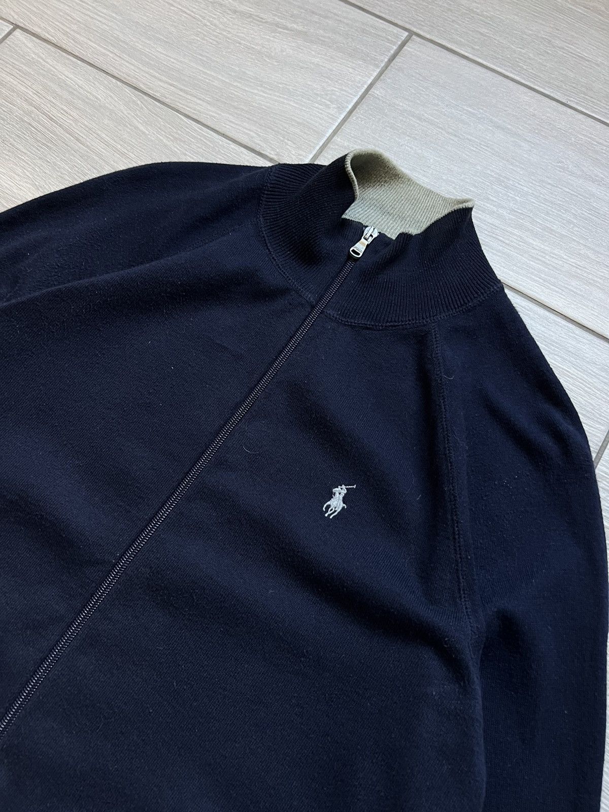 Other POLO Ralph Lauren Zip Up Vintage Sweatshirt 90s Mini Logo Size US S / EU 44-46 / 1 - 5 Thumbnail