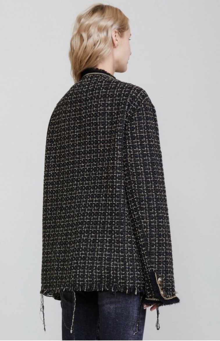 R13 Slouch Tweed Jacket. Small Size S / US 4 / IT 40 - 4 Thumbnail