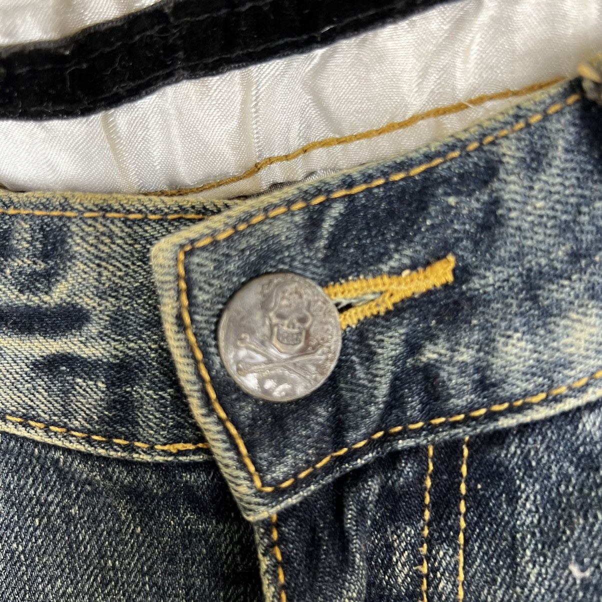 Japanese Brand Vintage Distressed Biker Jeans Y2K Punk Rock Aesthetic Size US 32 / EU 48 - 9 Thumbnail