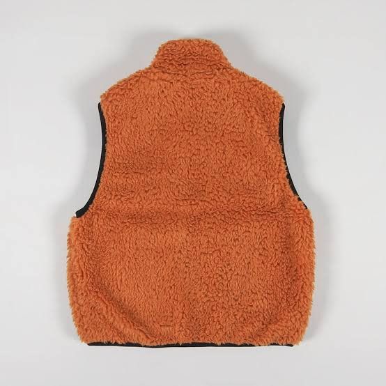 Stussy STUSSY sherpa Reversible Vest Orange Black Size L Used 10/10 Size US L / EU 52-54 / 3 - 4 Thumbnail