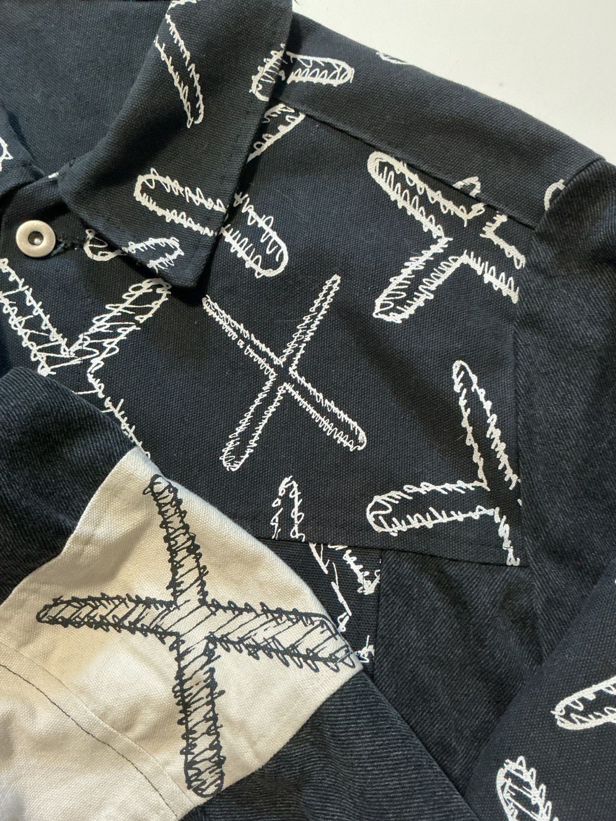 Kaws Kaws X Art Custom Made Sample Denim Jean Trucker Jacket Size US M / EU 48-50 / 2 - 7 Thumbnail
