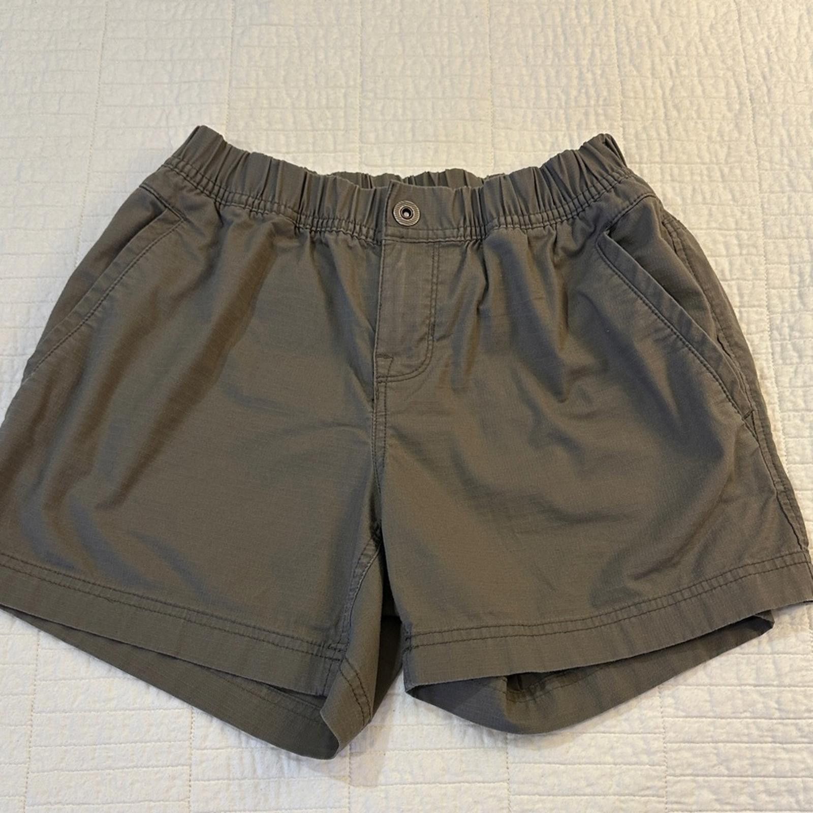 Prana Prana Sz 2 Organic Cotton Shorts Elastic Waist Gorpcore EUC Size 26" / US 2 / IT 38 - 1 Thumbnail