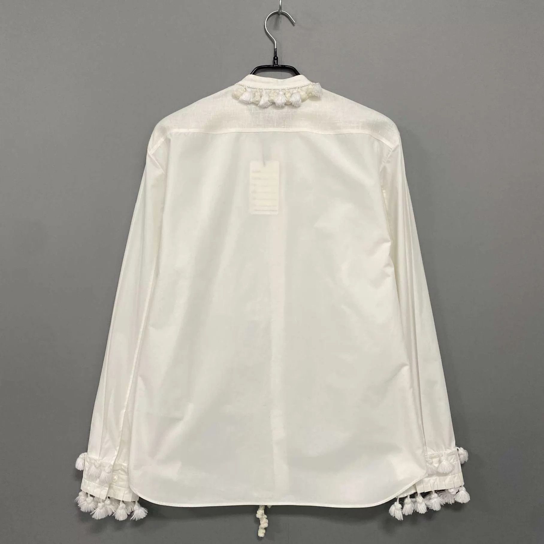 Loewe LOEWE women's White Wind Chime Tassel LS Shirt 36 Size XS / US 0-2 / IT 36-38 - 3 Thumbnail