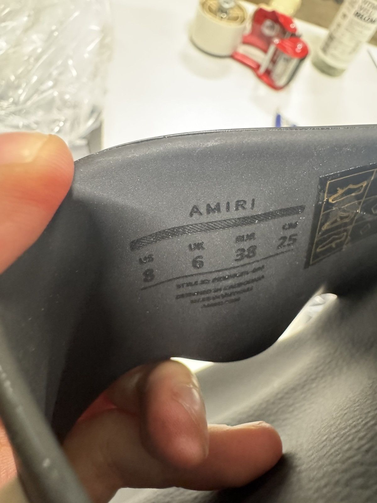 Amiri Amiri Pool Rubber Slides NEW 450$ Size US 8 / IT 38 - 5 Thumbnail