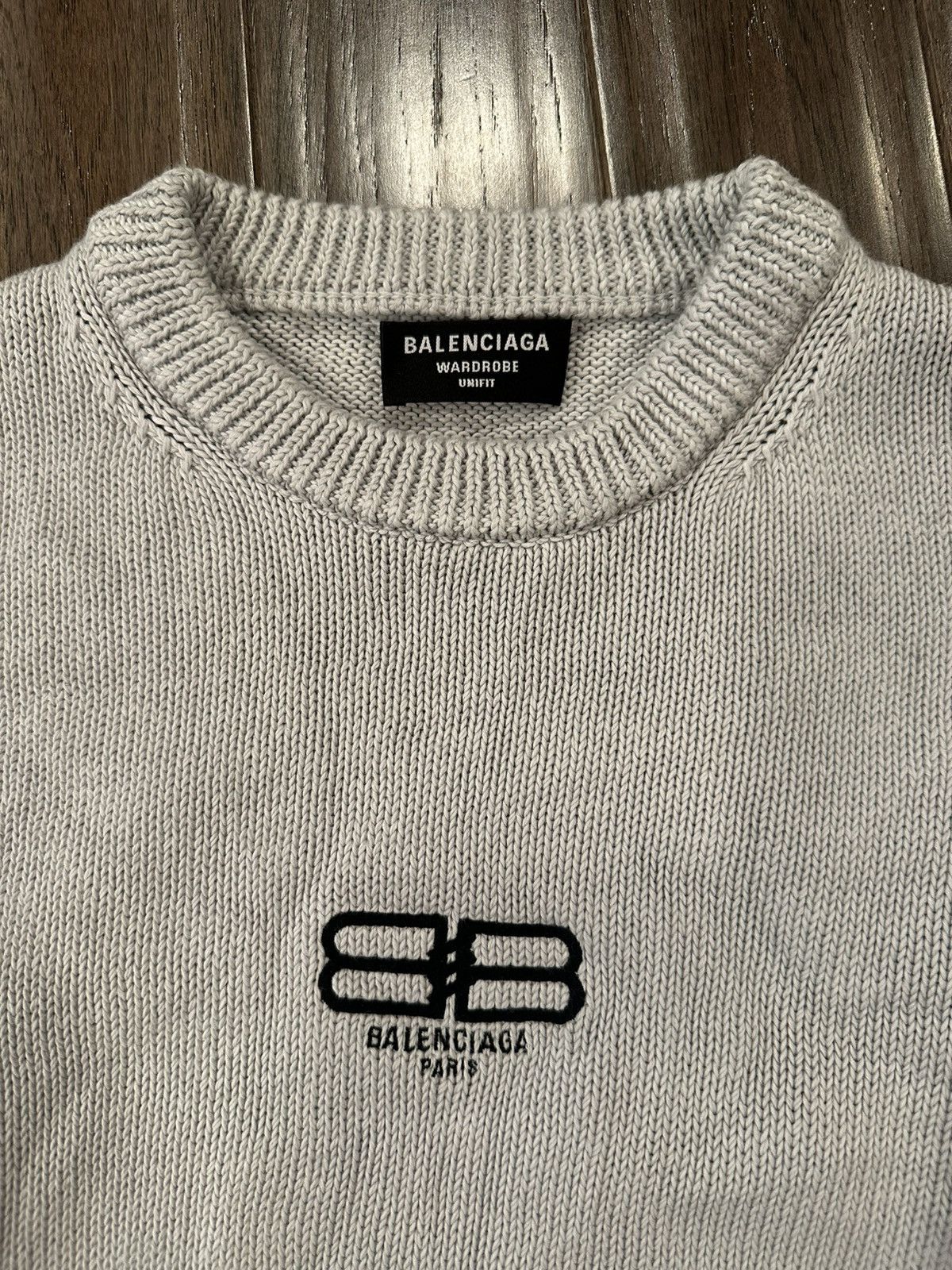 Balenciaga Balenciaga BB Monogram Crewneck Size US L / EU 52-54 / 3 - 3 Thumbnail