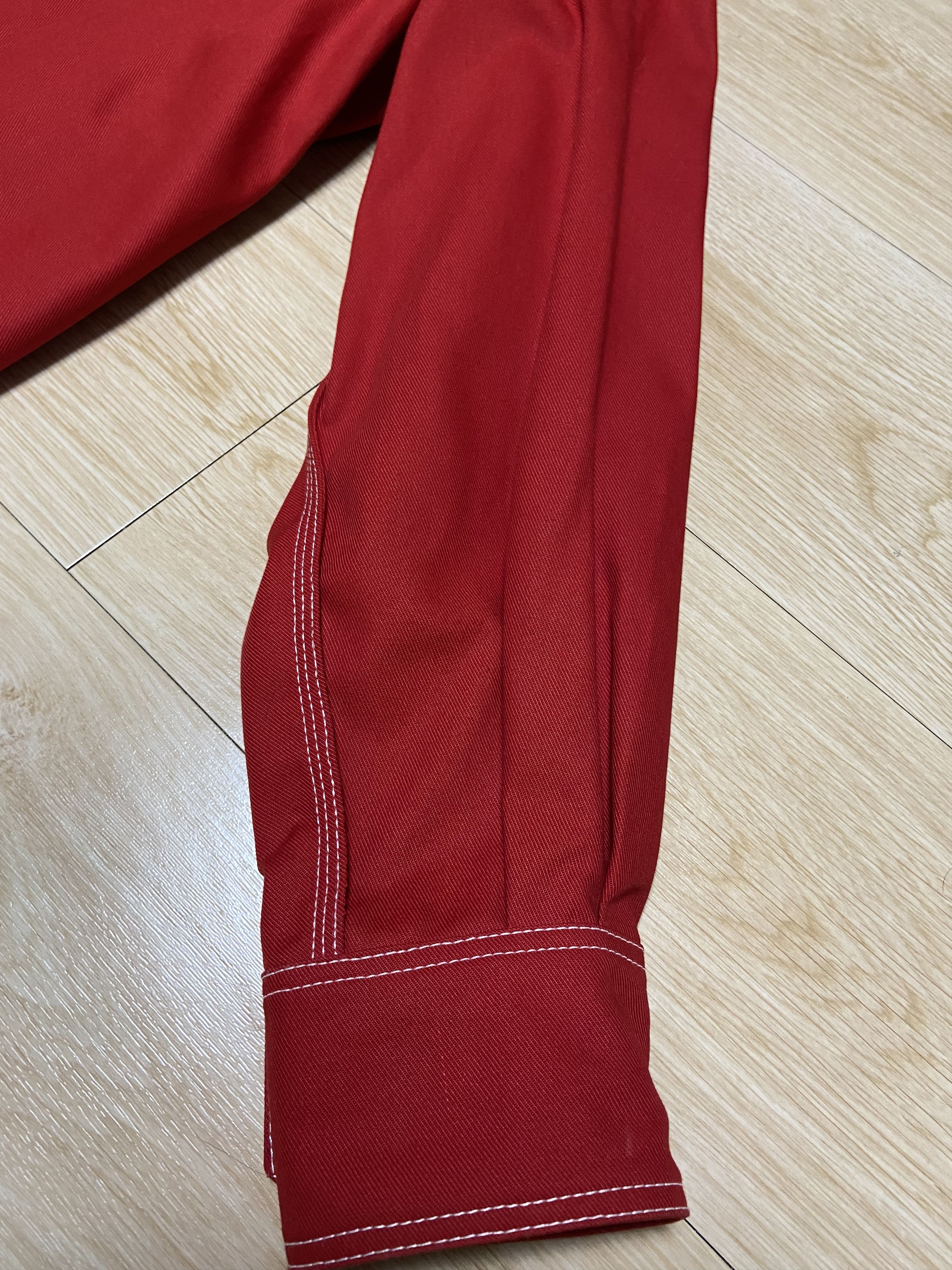 Carhartt × Vetements XS Vetements Carhartt oversized work jacket red Size US XS / EU 42 / 0 - 2 Thumbnail