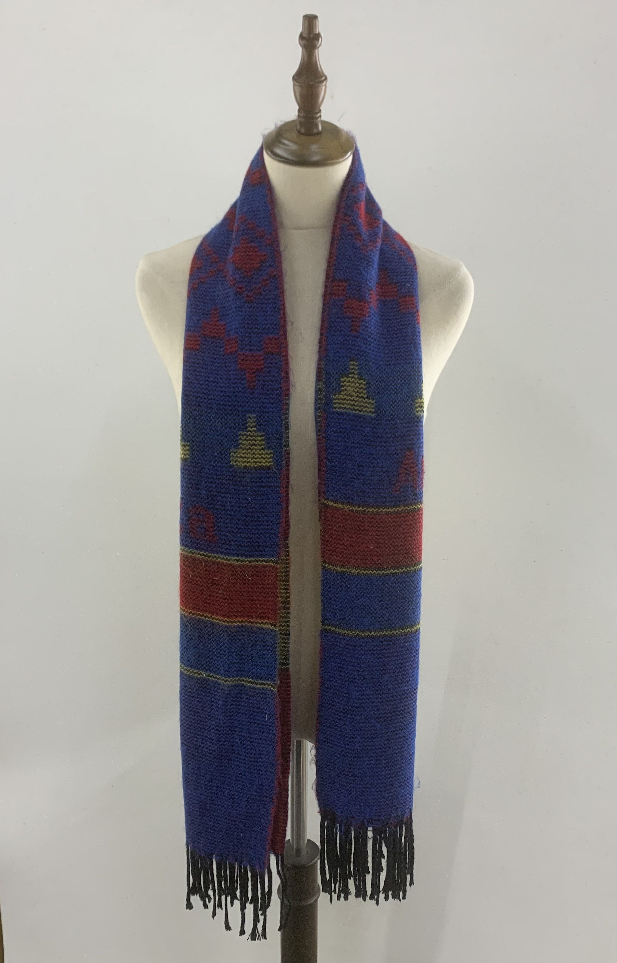 Vintage Ambassador Roberta Scarf Wool Muffler Neck Wrap BL9253 Size ONE SIZE - 1 Thumbnail