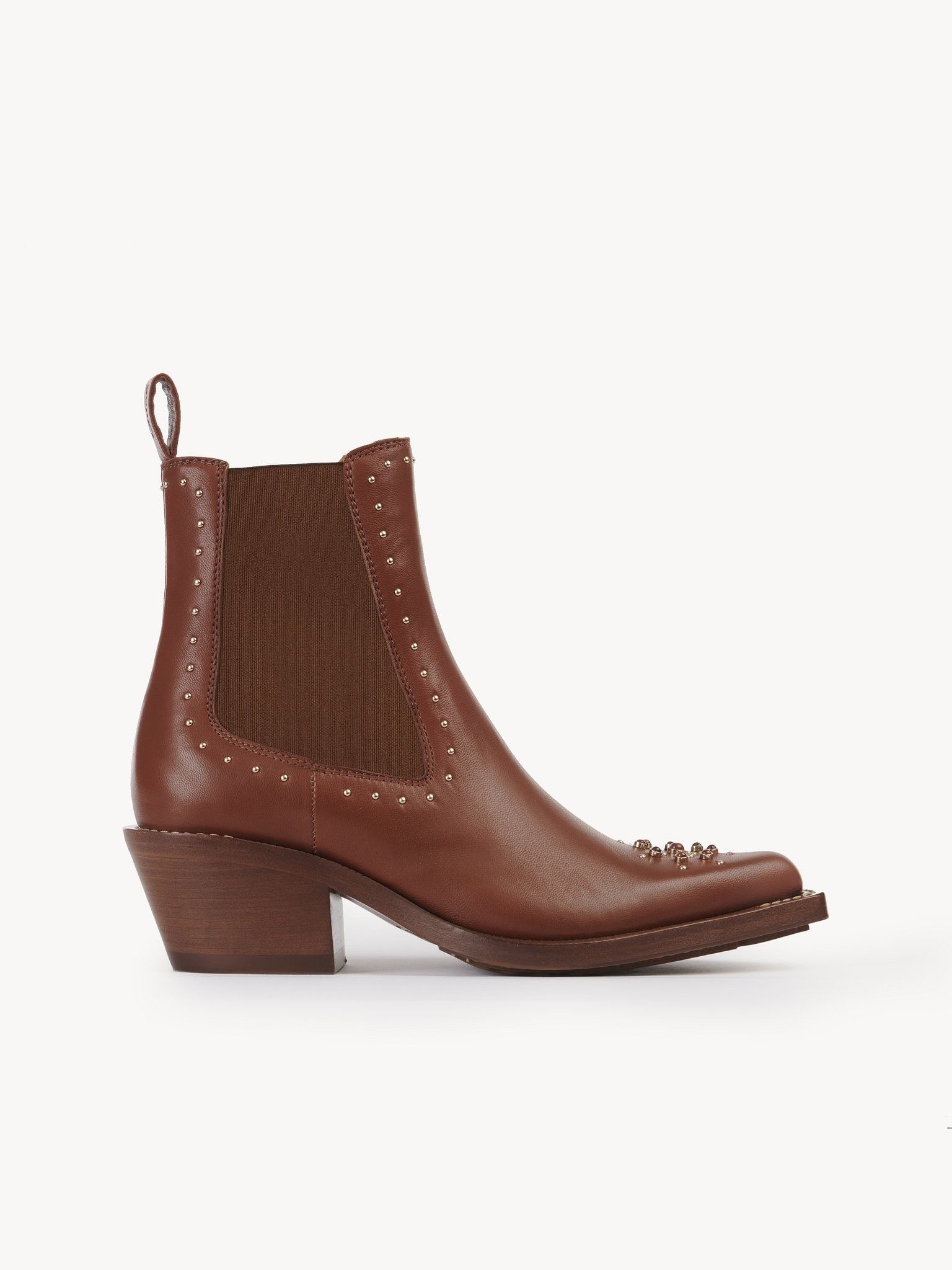 Chloe o1y0825 Ankle Boots in Tan Size US 9 / IT 39 - 1 Thumbnail