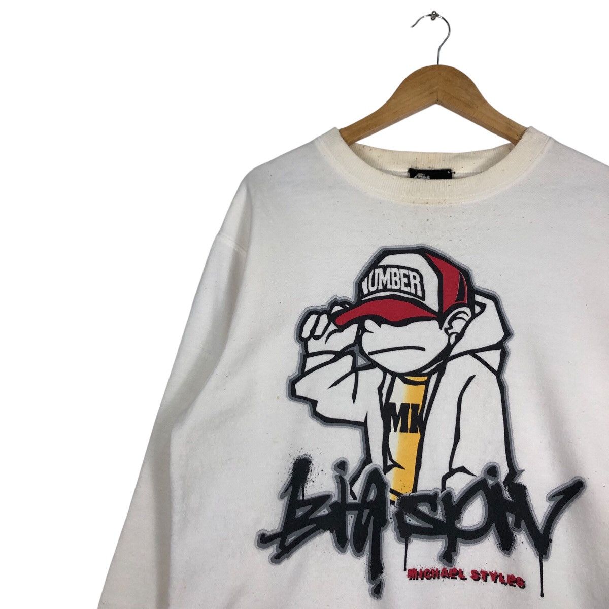 Japanese Brand × Vintage Vintage Hip Hop Streetwear Japan Grass Hither Sweatshirt Size US M / EU 48-50 / 2 - 6 Thumbnail