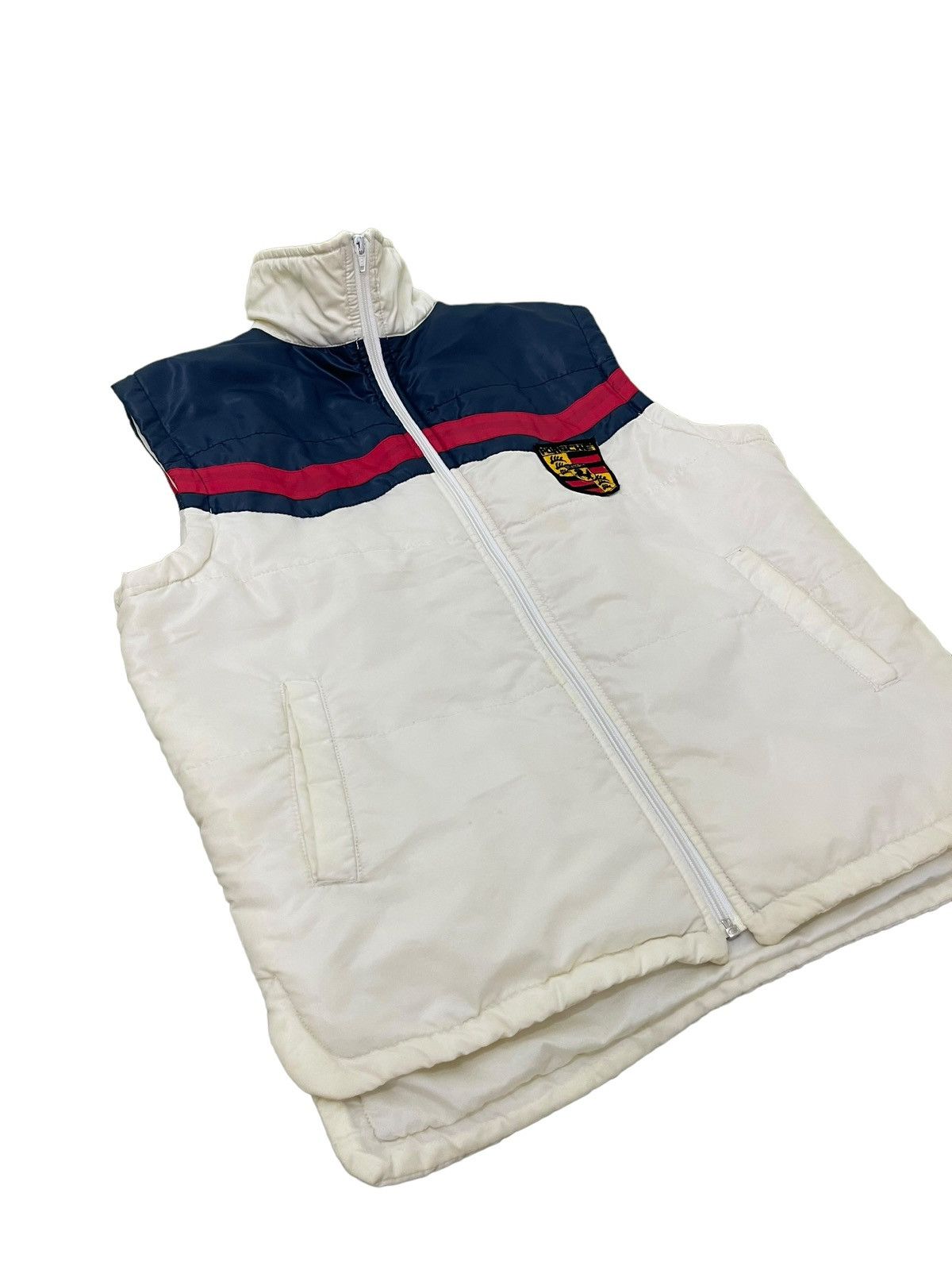 Porsche Design Rare Vtg 80s/90 Porsche Padding Vest 5🟩8 Size US L / EU 52-54 / 3 - 2 Thumbnail