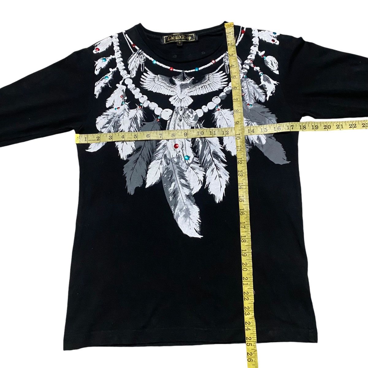 Japanese Brand LIQUID BOY Feather Trompe Loeil Shirt longsleeve Size US M / EU 48-50 / 2 - 13 Thumbnail