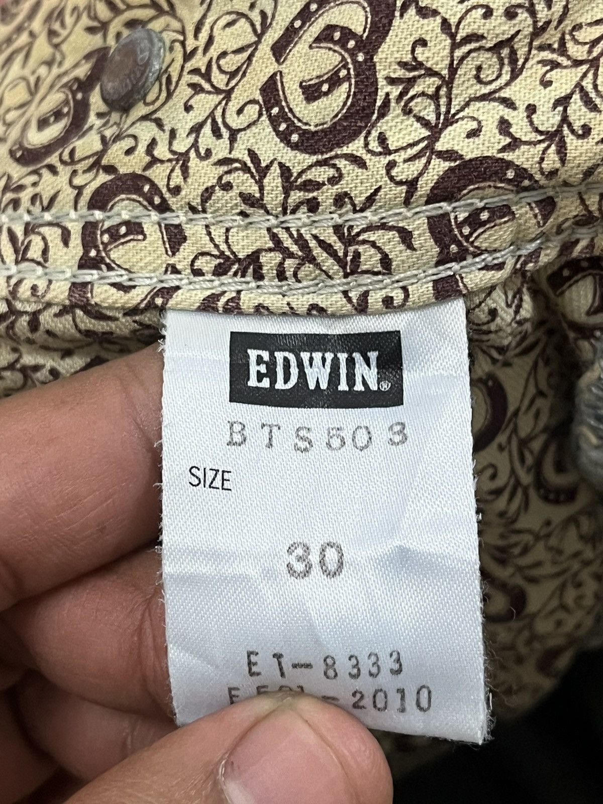 Edwin Vintage Edwin 503 Bluetrip Flare Mudwash Denim Size US 32 / EU 48 - 12 Thumbnail