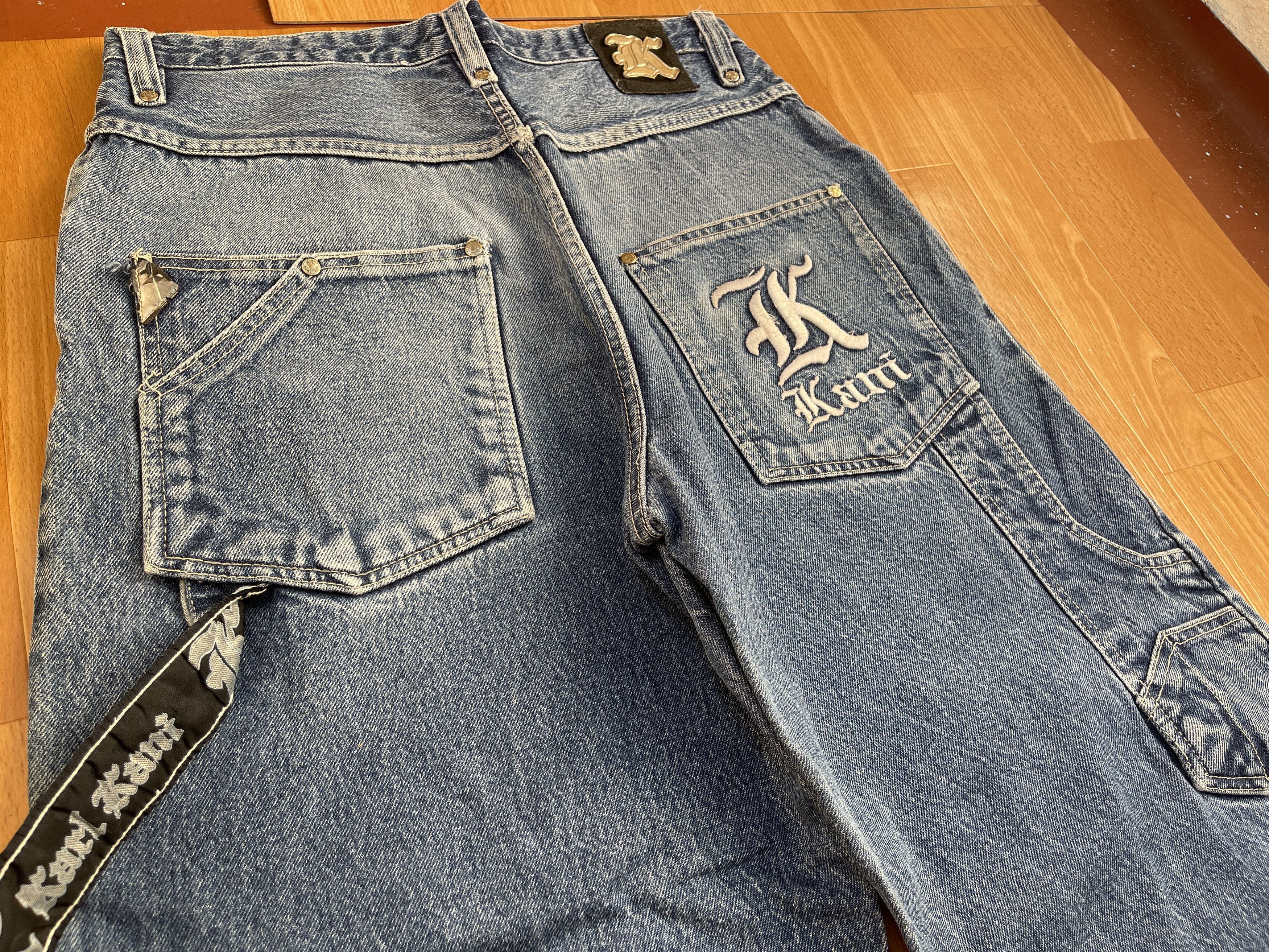 Karl Kani KARL KANI jeans, baggy, vintage Kani jeans, 90s hip hop W 34 Size US 34 / EU 50 - 4 Thumbnail