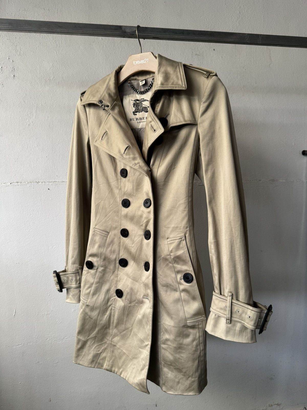 Burberry Burberry Prorsum Heritage Belted Trench Coat Size S / US 4 / IT 40 - 1 Thumbnail