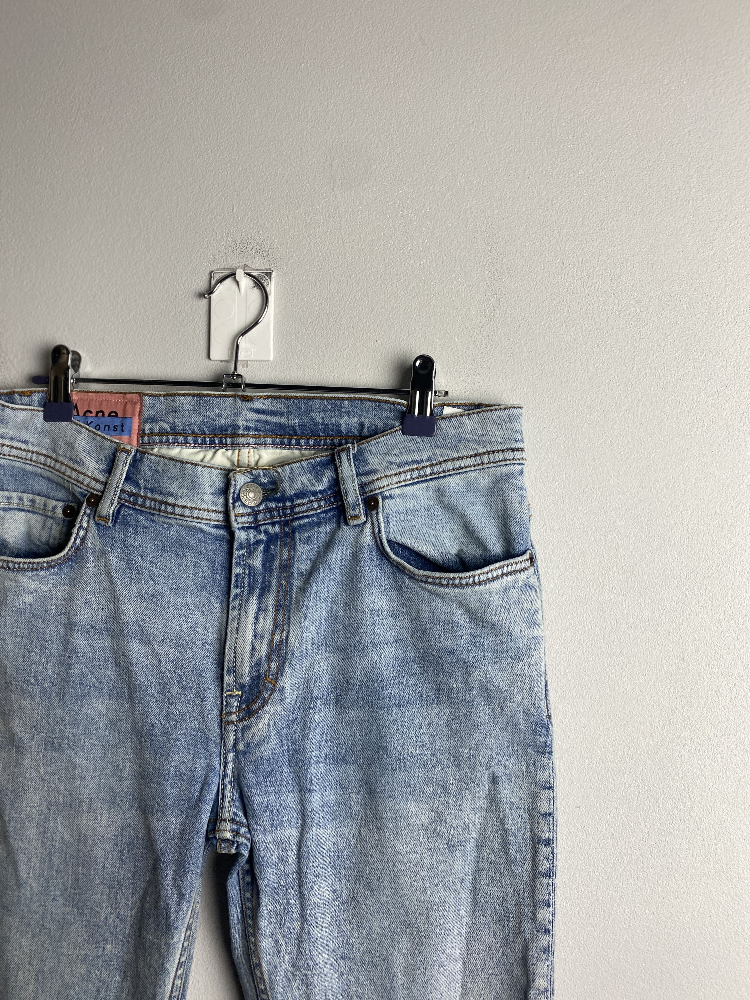 Acne Studios Acne Studios Bla Konst North Marble Wash denim jeans pants Size US 31 - 3 Thumbnail