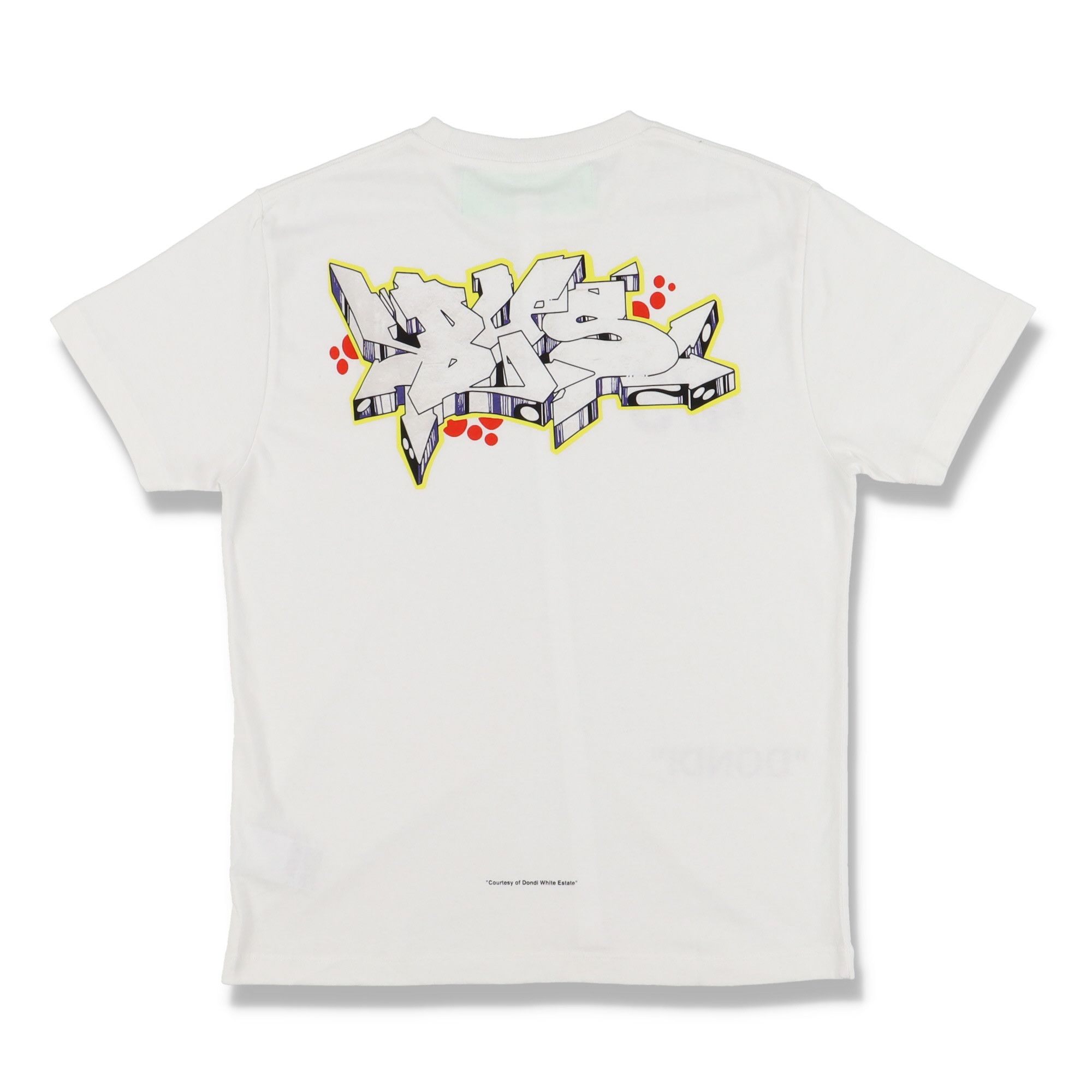 Off-White White Dondi Graffiti Logo T-shirt Size US M / EU 48-50 / 2 - 7 Thumbnail