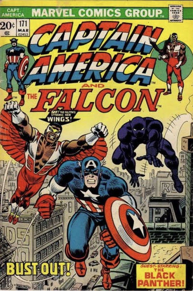 Ecko Unltd. × Marvel Comics × Vintage Tee Shirt Caps 171 Marvel Comics Captain America Falcon Ecko Size US XL / EU 56 / 4 - 2 Thumbnail