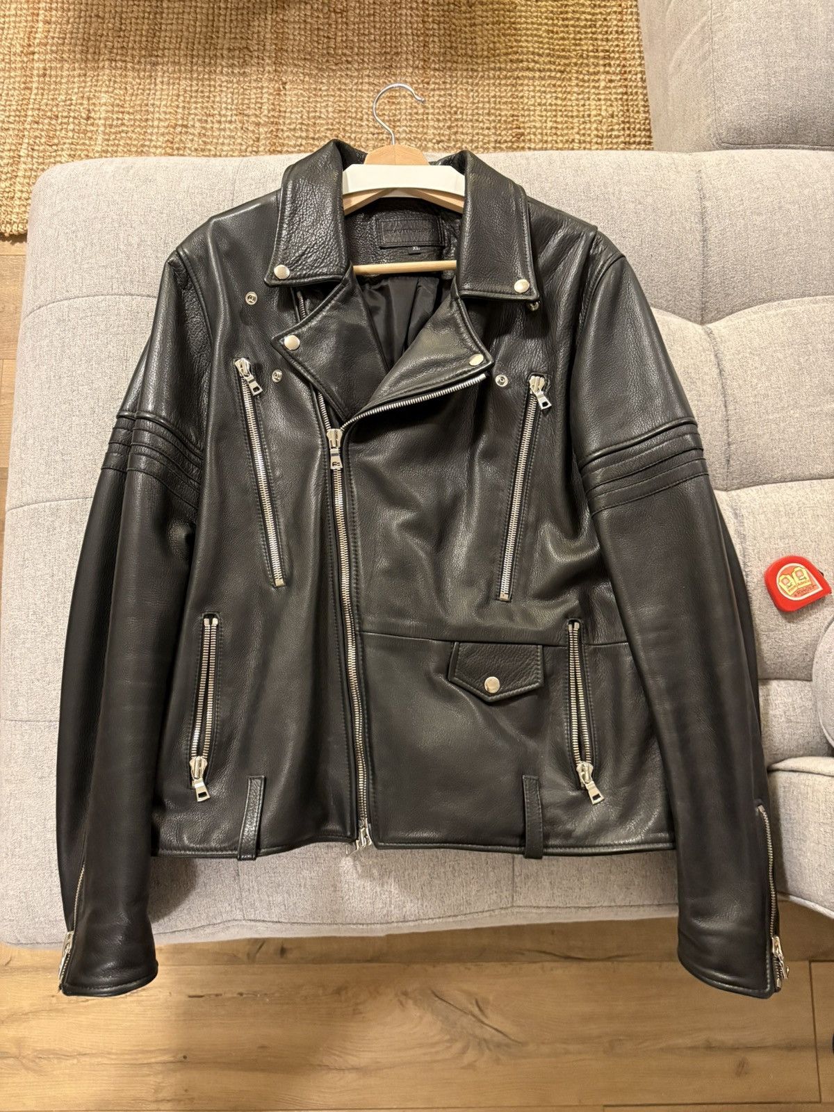 Beautiful Ful Leather double rider motorcycle jacket Size US XL / EU 56 / 4 - 1 Thumbnail