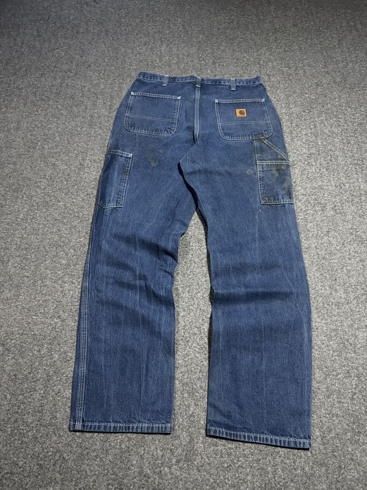 Carhartt Carhartt carpenter pants 32/32 distressed faded splattered Size US 32 / EU 48 - 5 Thumbnail