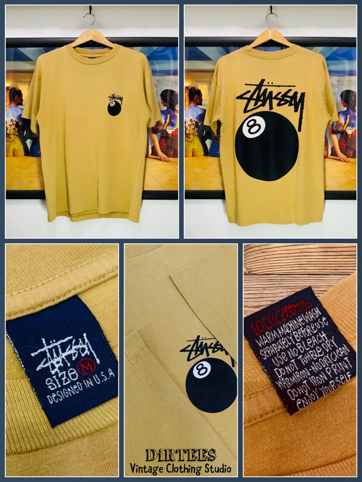Stussy Vintage 90s Streetwear STUSSY 8 Ball Size US L / EU 52-54 / 3 - 9 Thumbnail