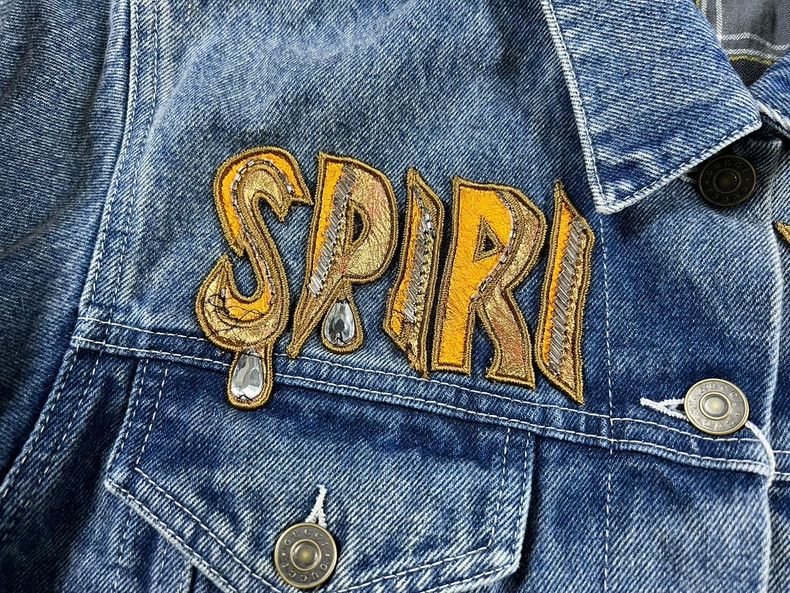 Gucci Gucci Rhinestone retro logo denim cotton jacket 2503-Nextar Size US S / EU 44-46 / 1 - 4 Thumbnail