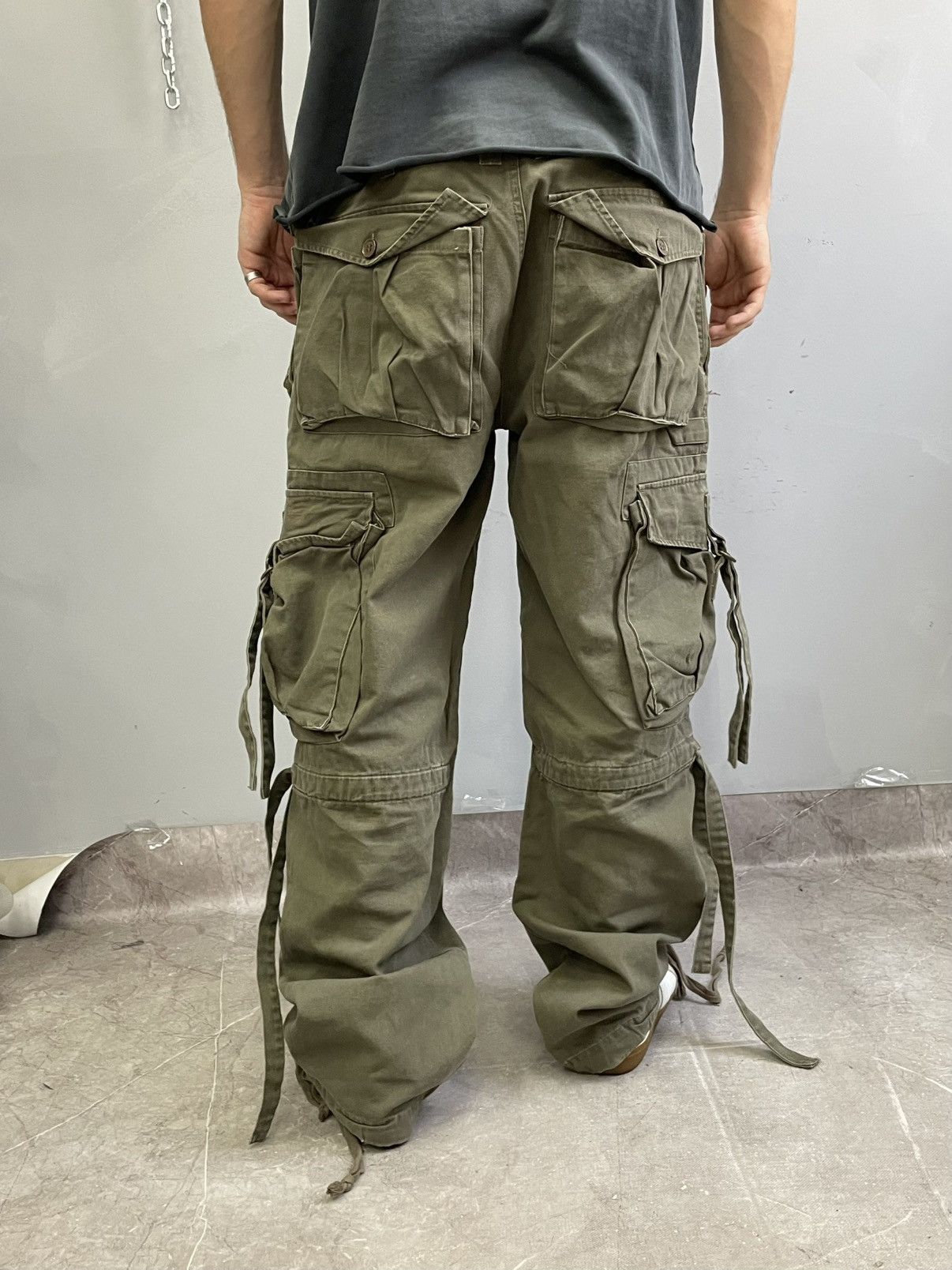 Jack & Jones Rare bondage Junya watanbe style cargo baggy pants y2k Size US 34 / EU 50 - 9 Thumbnail