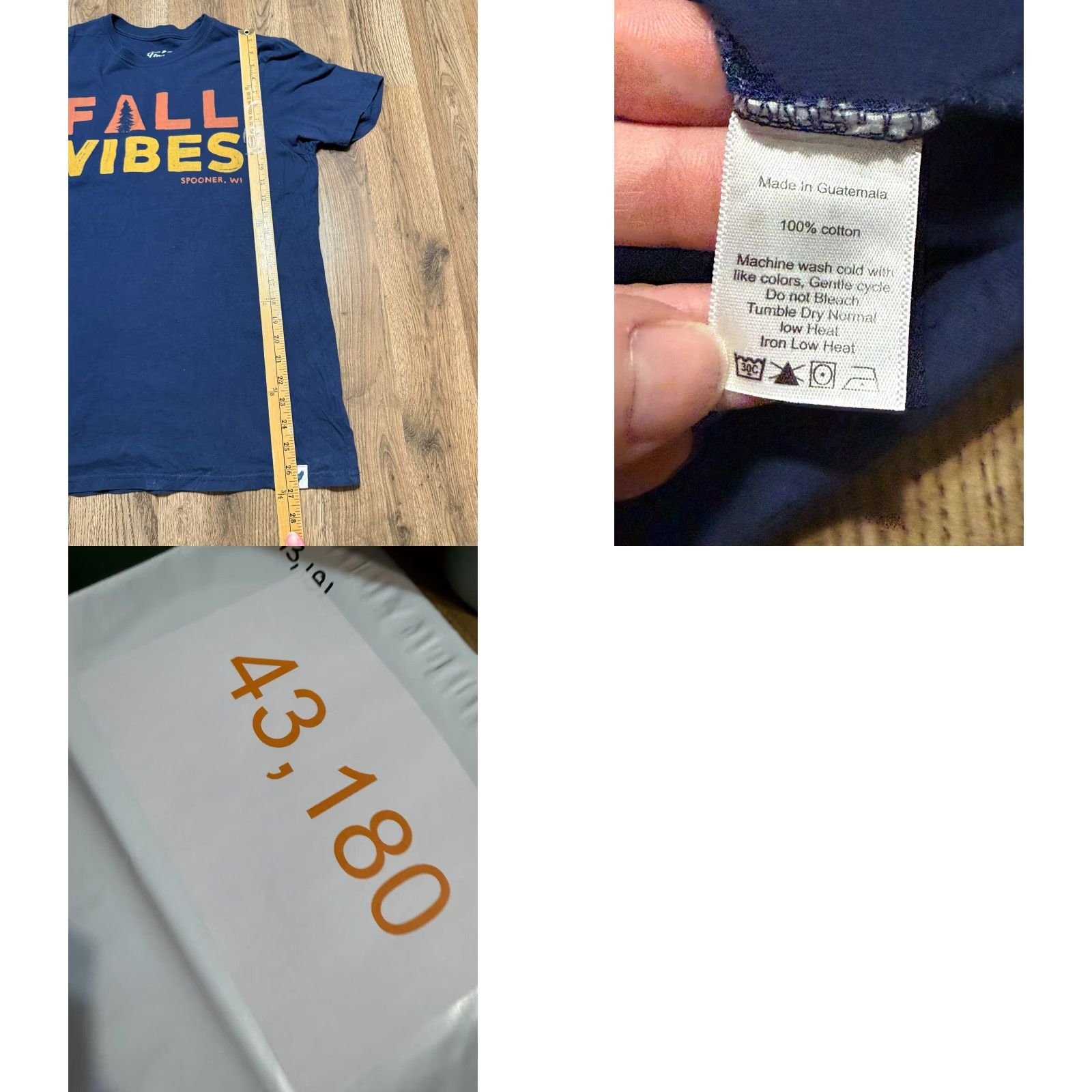 Vintage VINTAGE Unwind League Shirt Mens Small Blue Orange Yellow Fall Vibes Spooner, WI Unwind Size US S / EU 44-46 / 1 - 8 Thumbnail