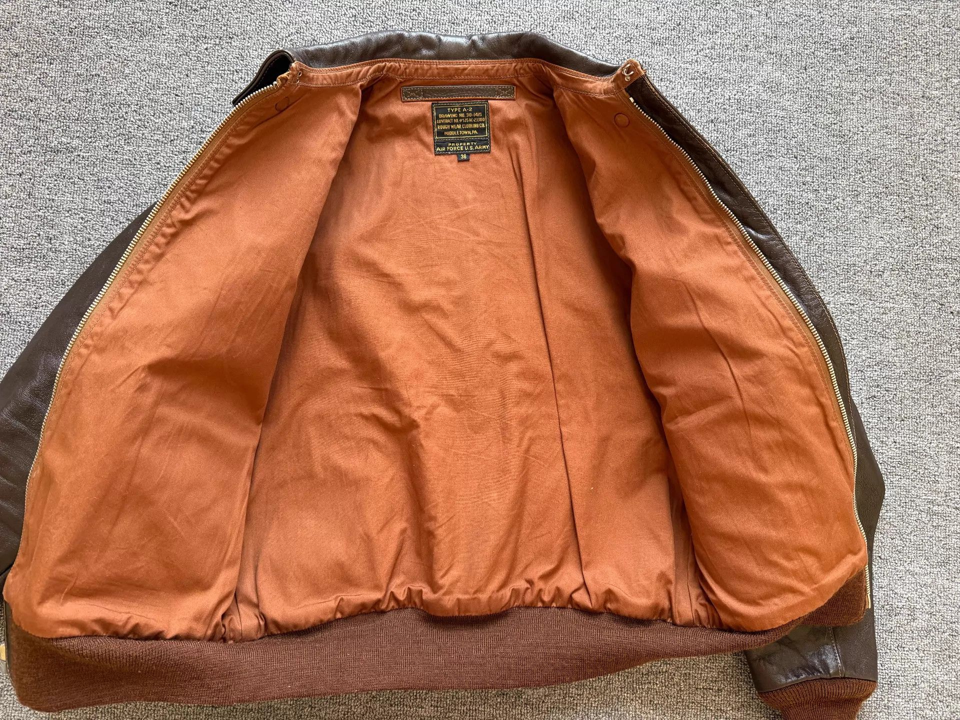 Other real McCoy A2 Horsehide 36 Lightly Used Size XS / US 0-2 / IT 36-38 - 6 Thumbnail