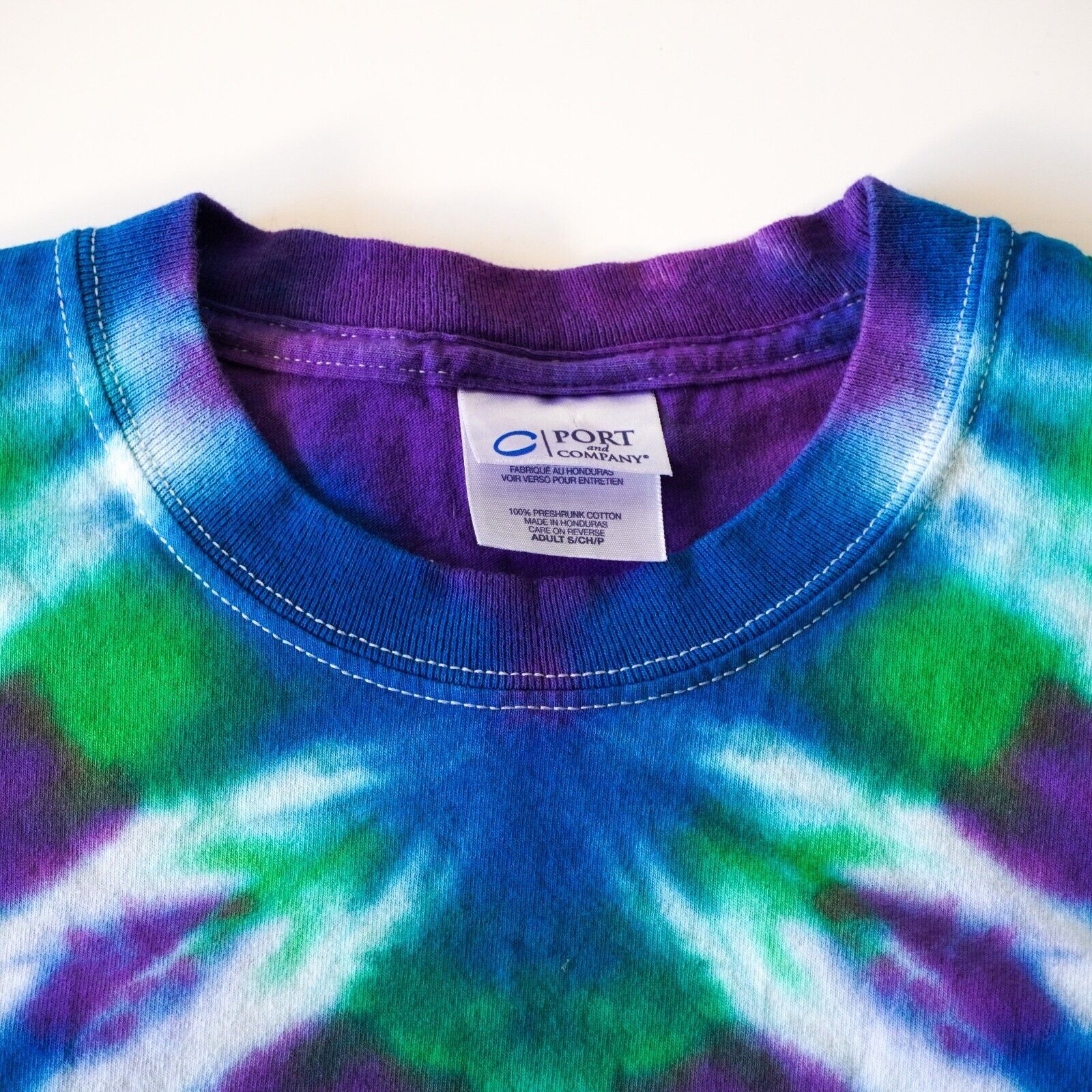 Other Water Wave Diamond Swirl Tie Dye Short Sleeve T-Shirt Small Size US S / EU 44-46 / 1 - 4 Thumbnail