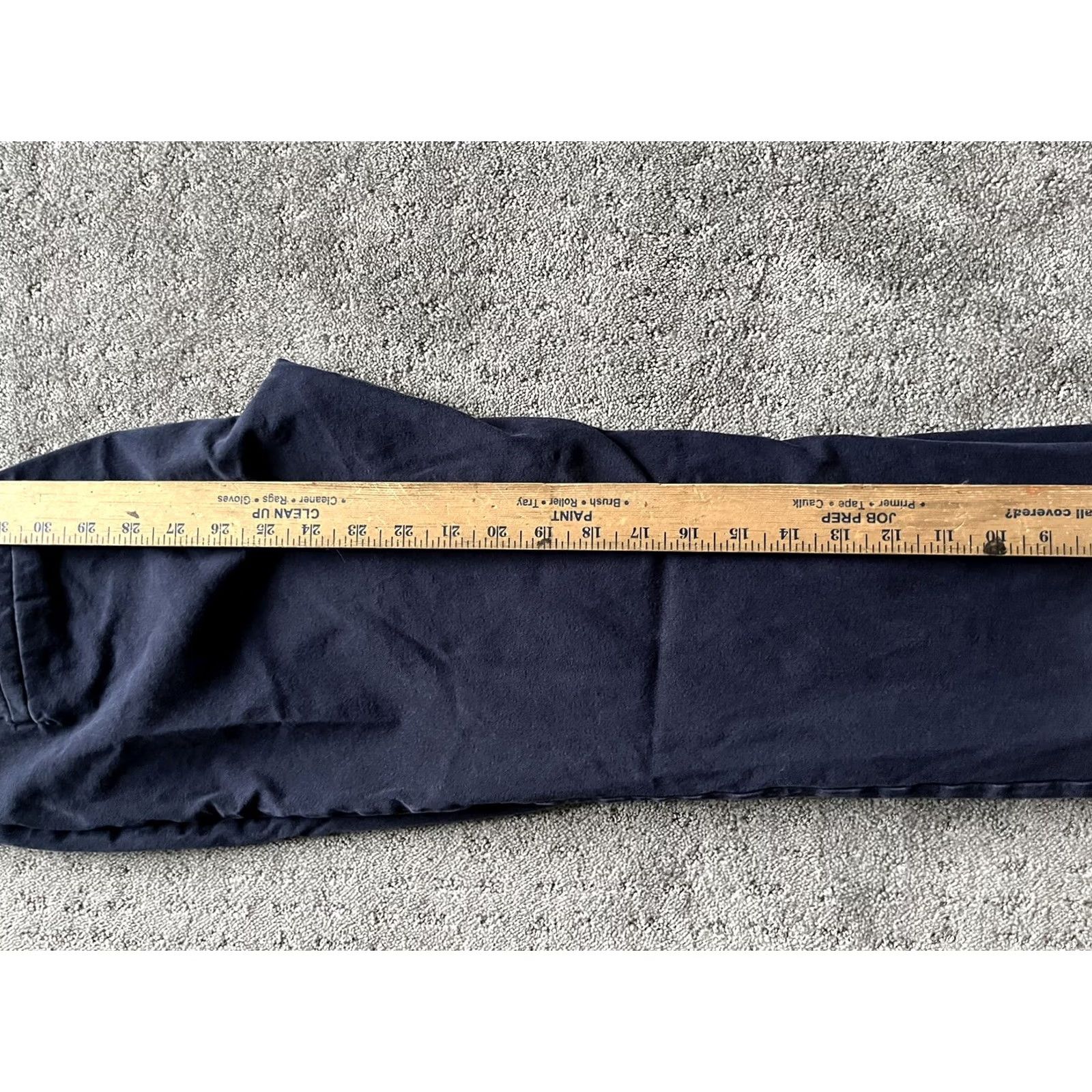 Loft Loft Navy Blue Crop Stretchy Dress Pants Women's Size 4 Cropped Flat Front Cotton Blend Waist 30 Inseam 26.5 Regular Mens Womens Girls Boys Size 27" / US 4 / IT 40 - 6 Thumbnail